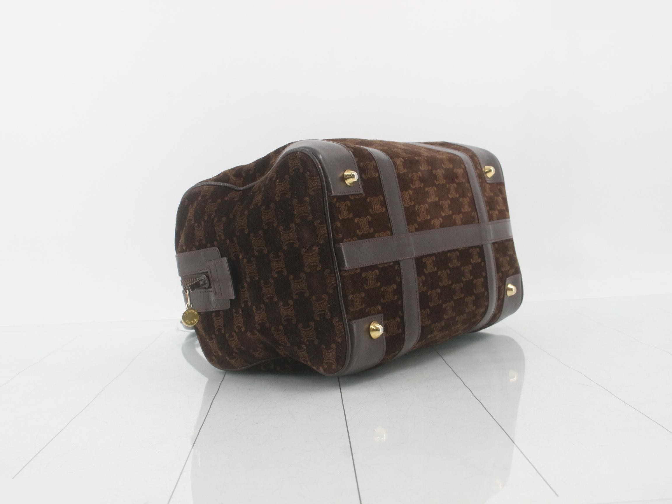 Suede Mini Boston Bag — view 5