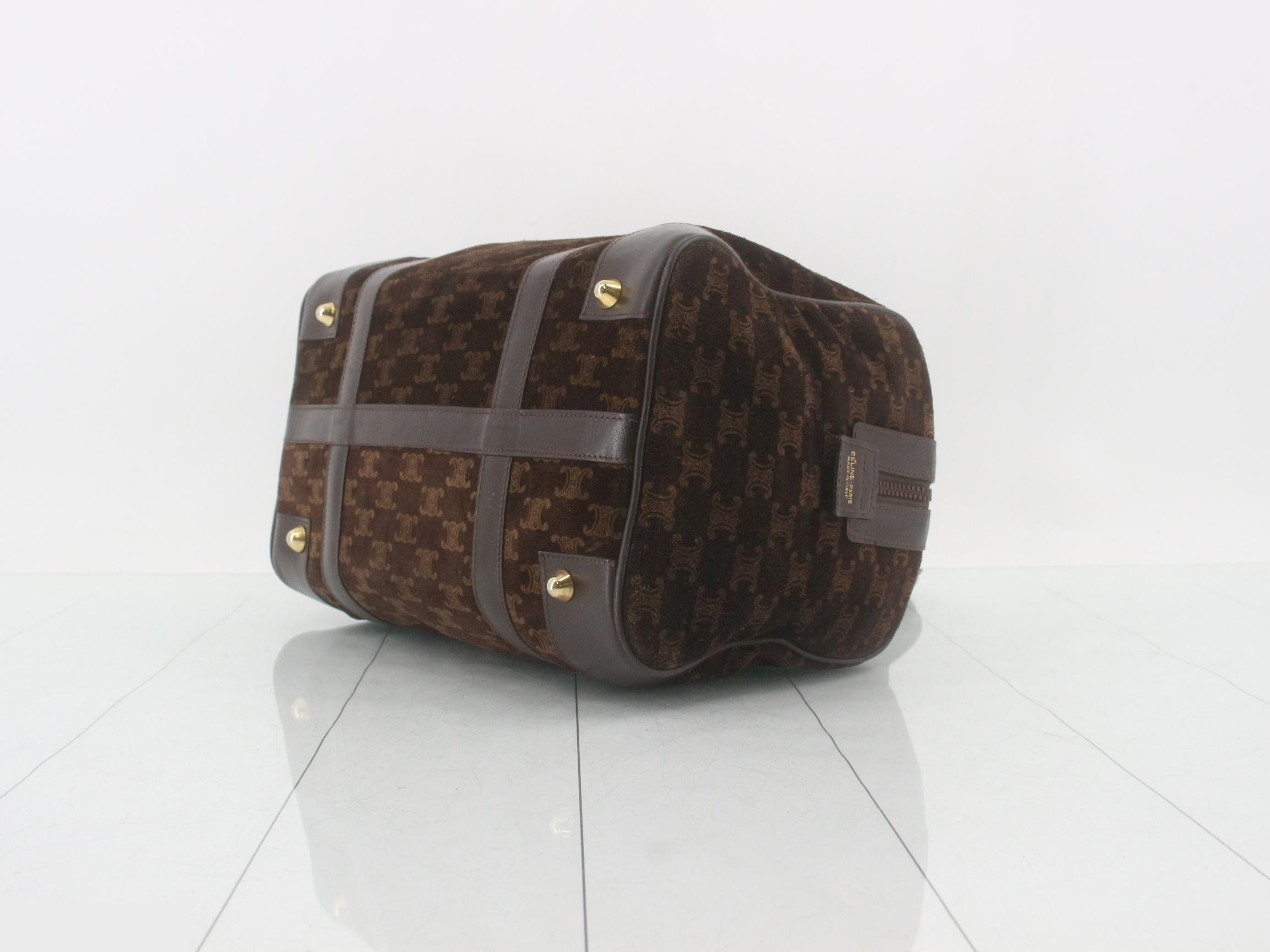 Suede Mini Boston Bag — view 6
