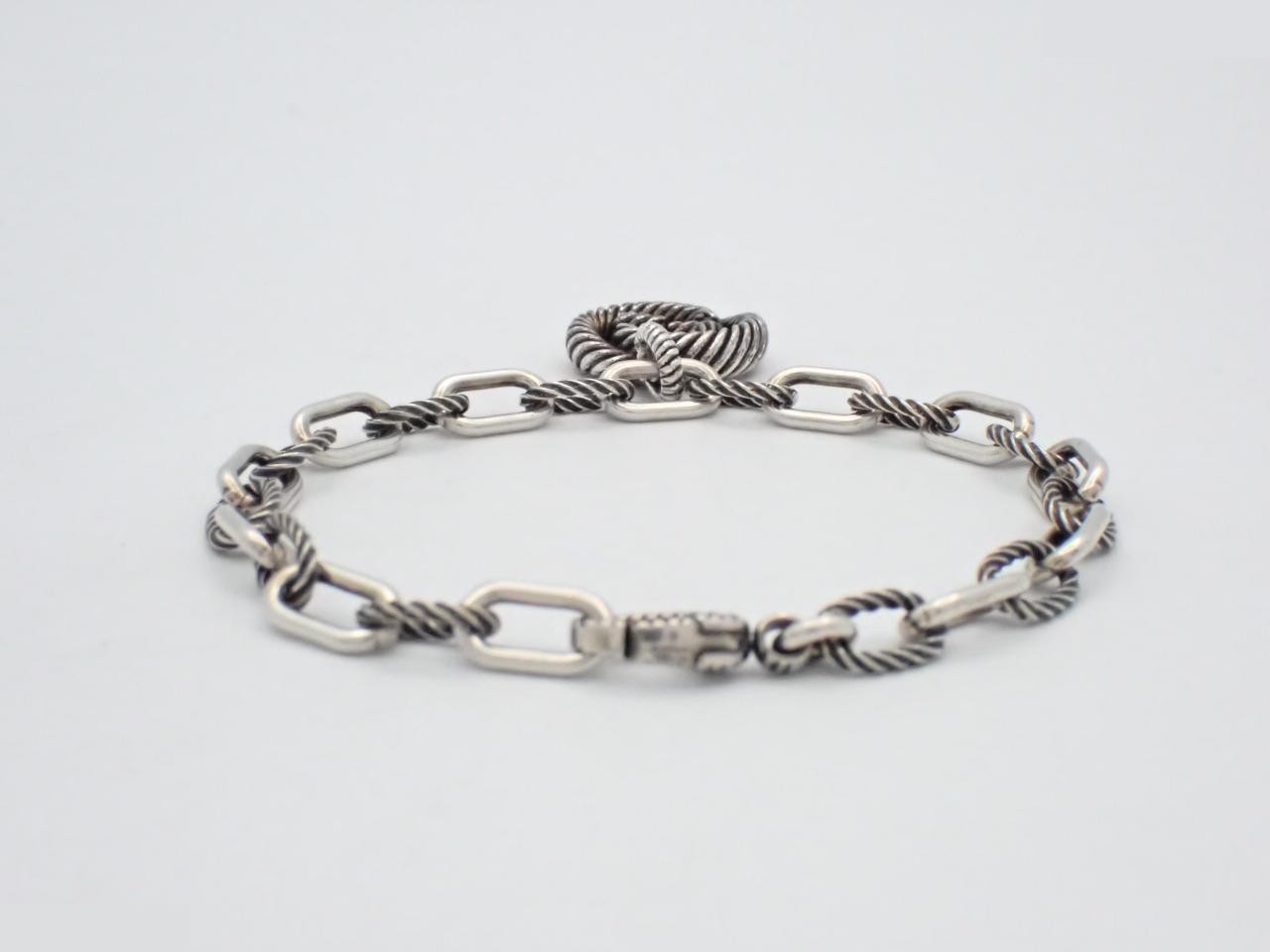 Interlocking G Silver Bracelet, 925 Sterling Silver, 16.3g — view 2