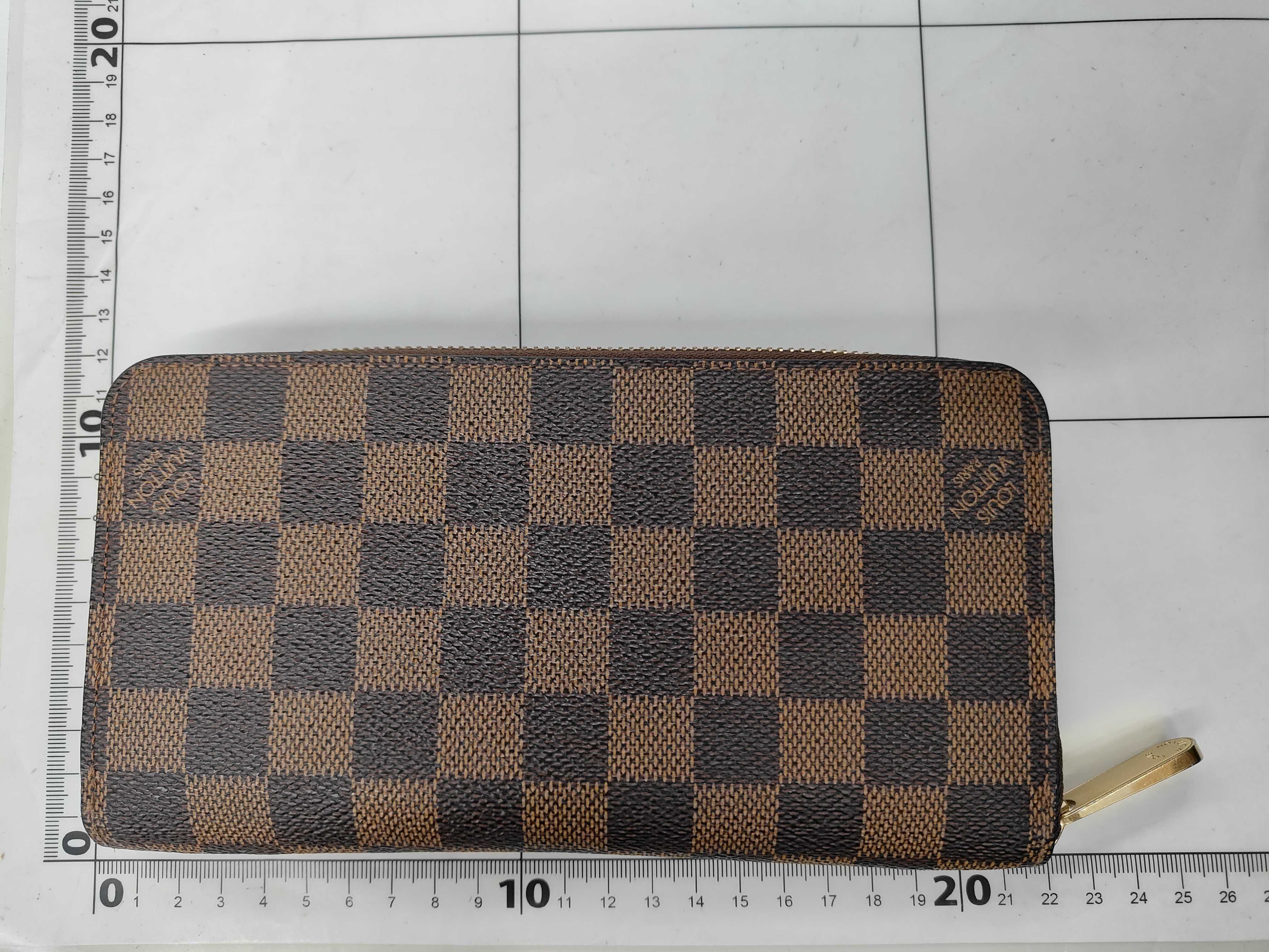 Damier LV Damier Long Wallet with Box and Dust Bag — view 2