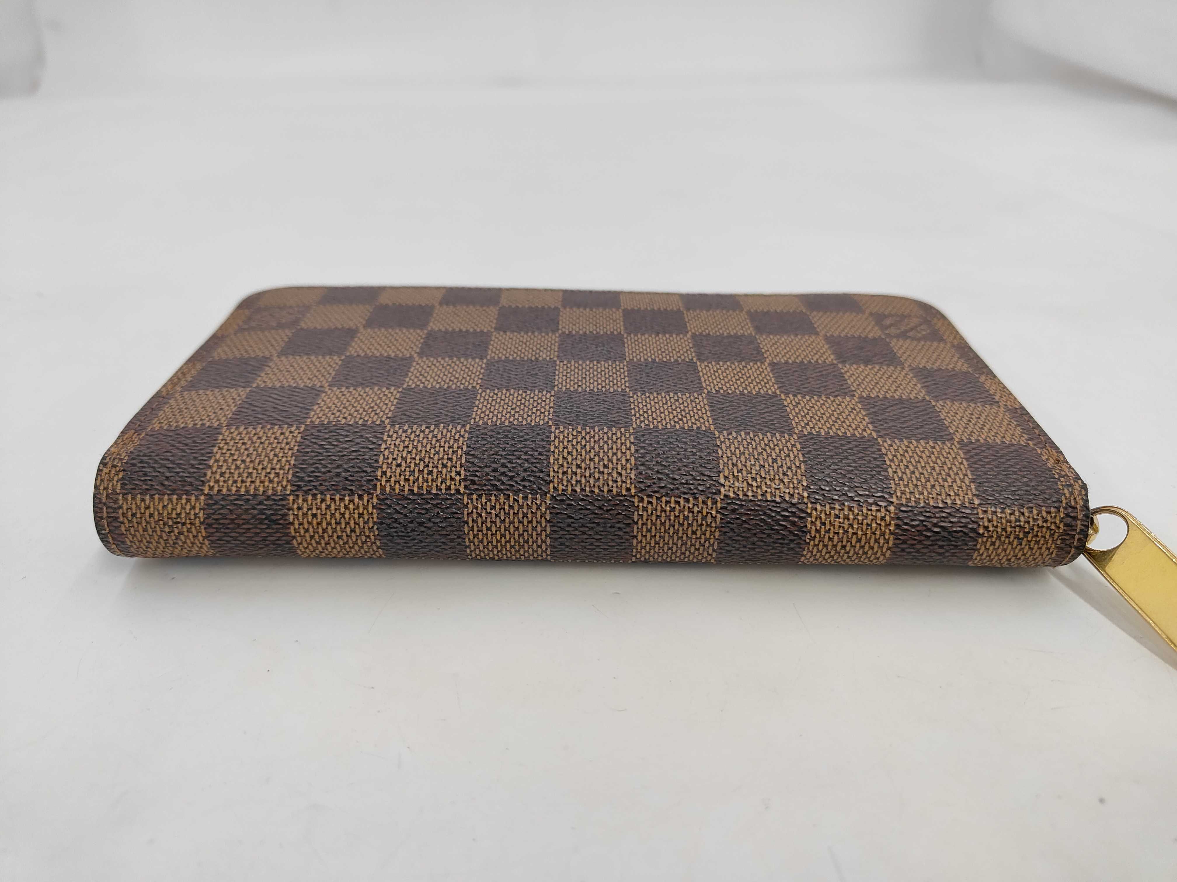 Damier LV Damier Long Wallet with Box and Dust Bag — view 3
