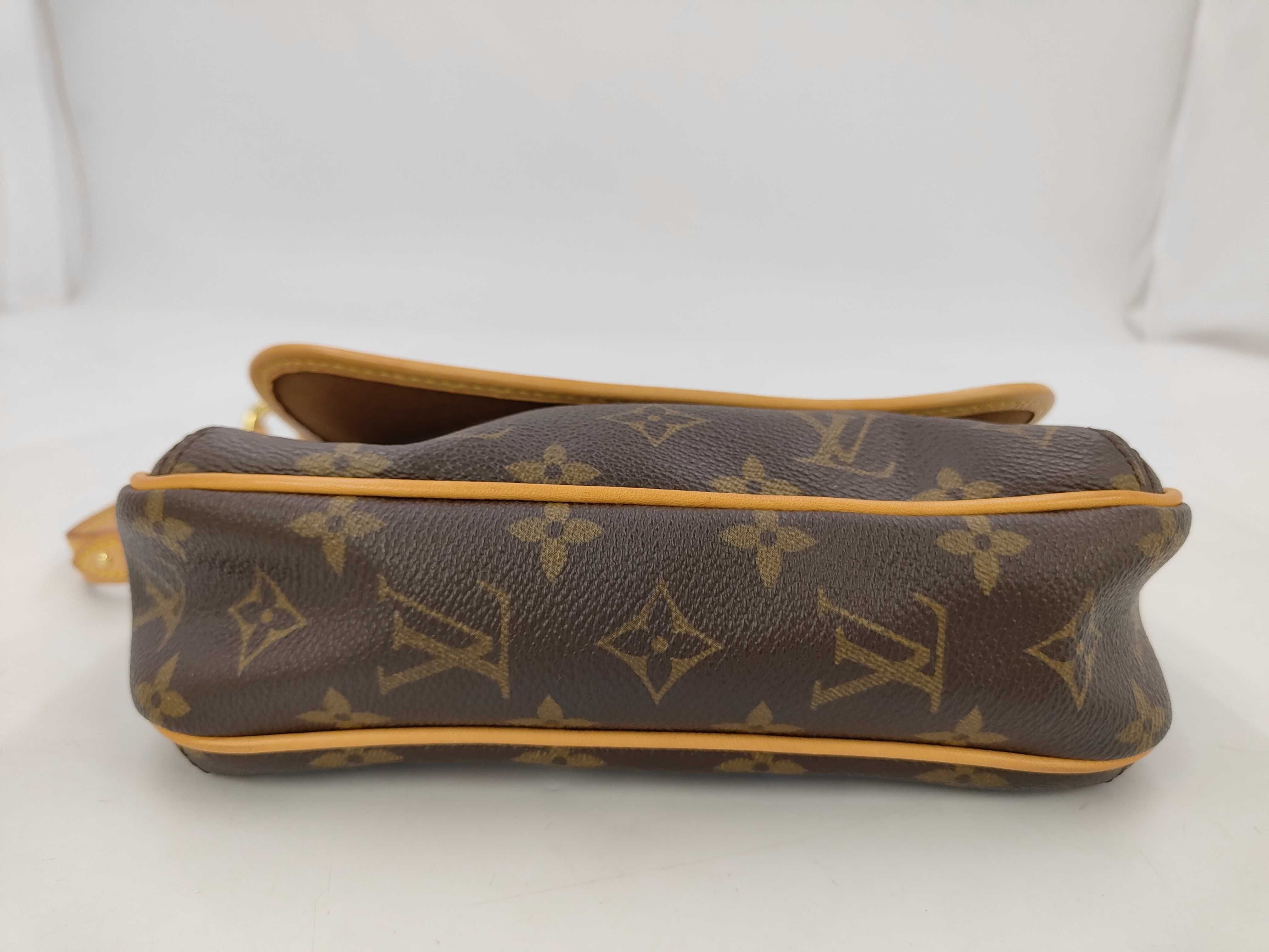 Monogram Louis Vuitton Brown M40078 Monogram Tikal PM Shoulder Bag — view 3