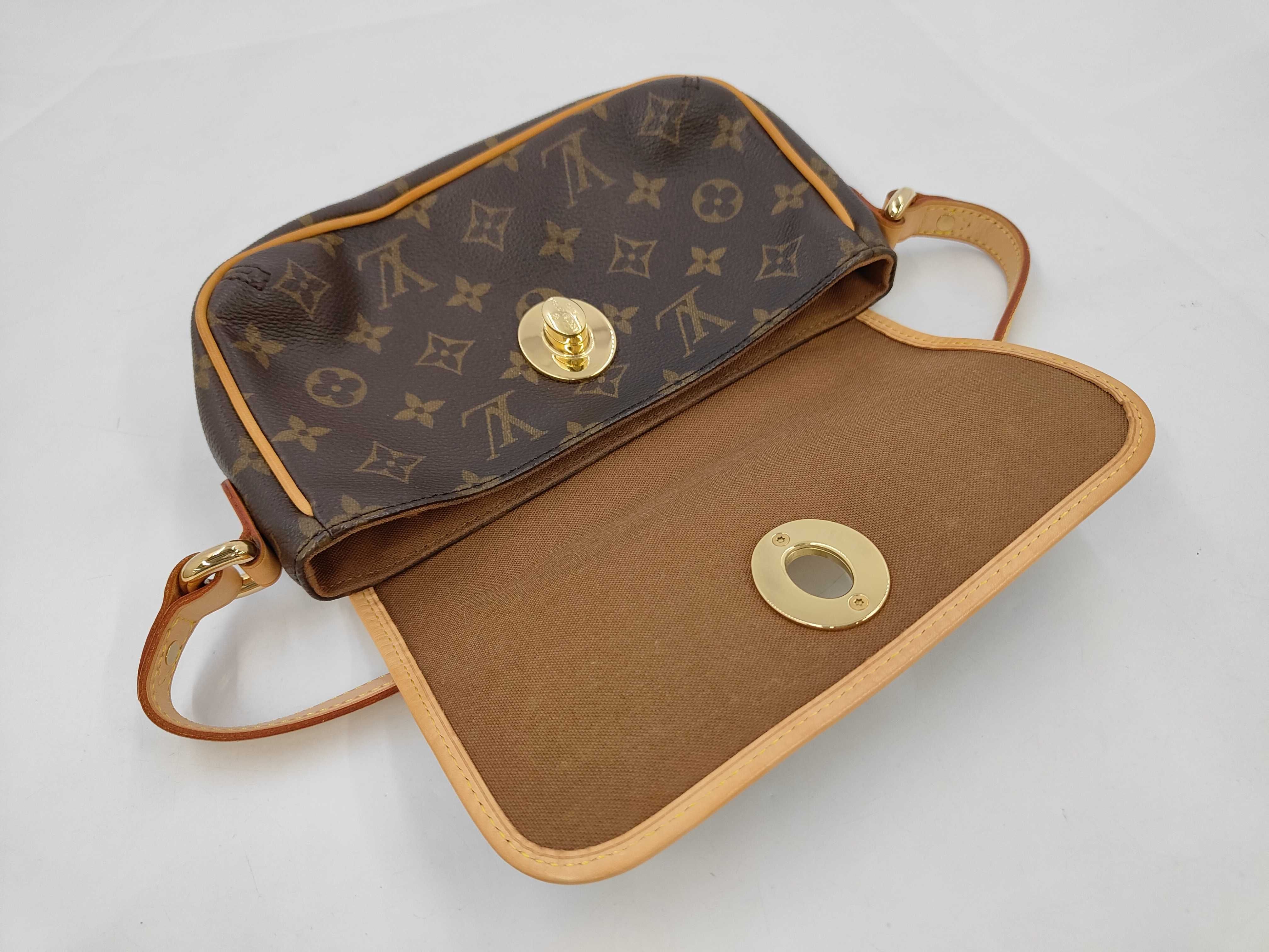 Monogram Louis Vuitton Brown M40078 Monogram Tikal PM Shoulder Bag — view 8