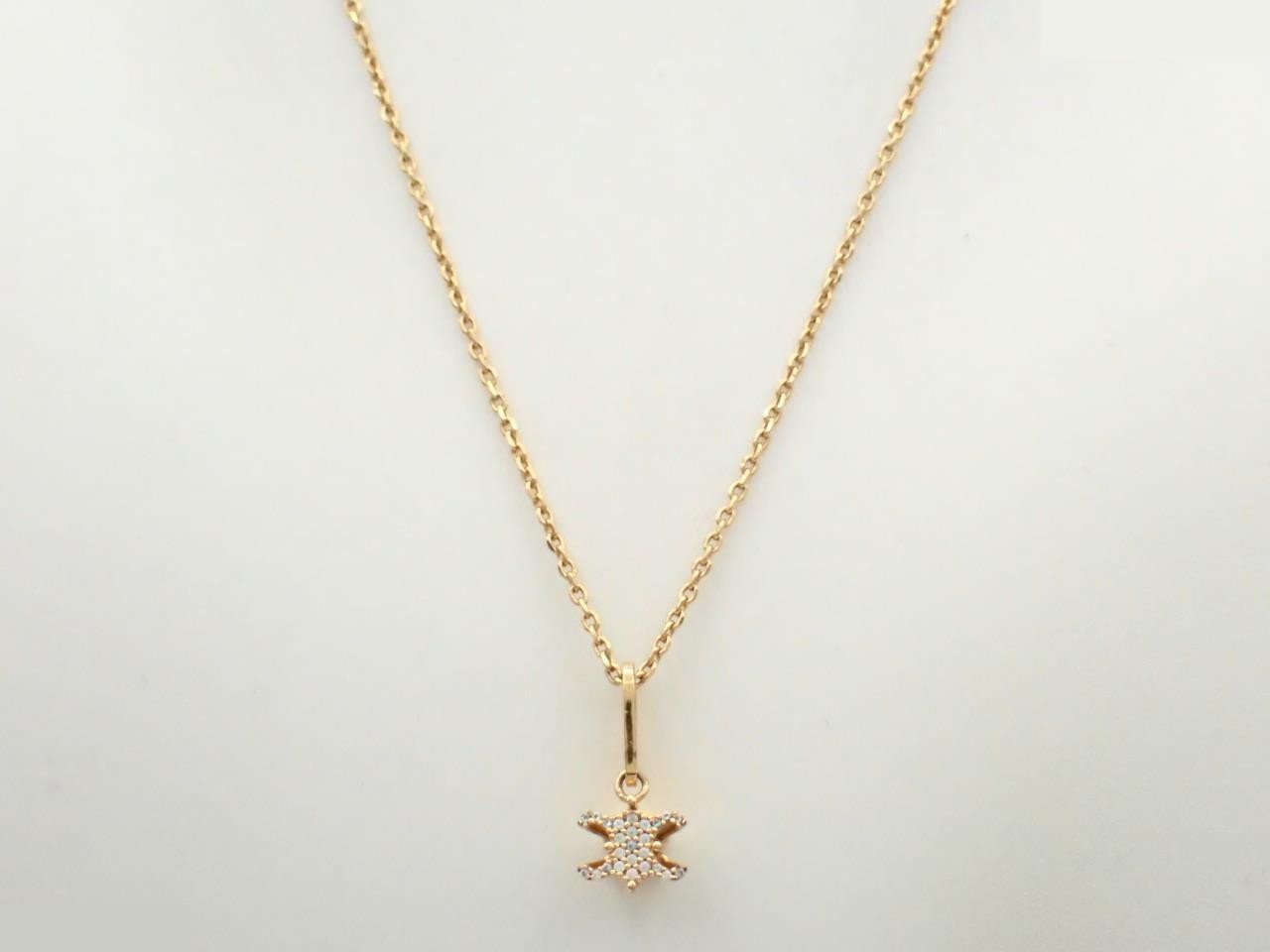 Other lines: Precious metals, necklaces, pendants, chain approx. 44cm, 4.1g — view 3