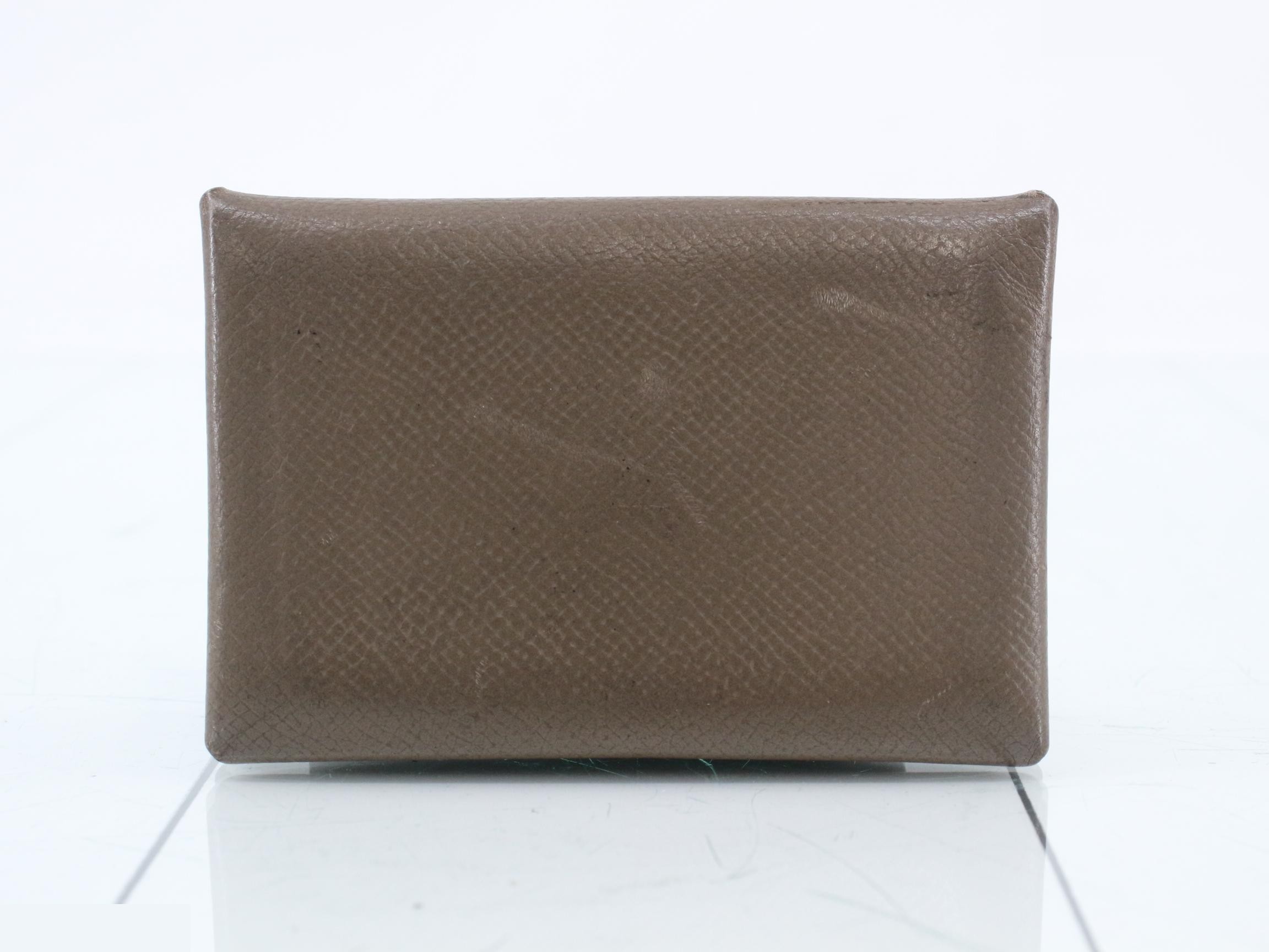 Calvi Etoupe Epsom Square O Stamp — view 2
