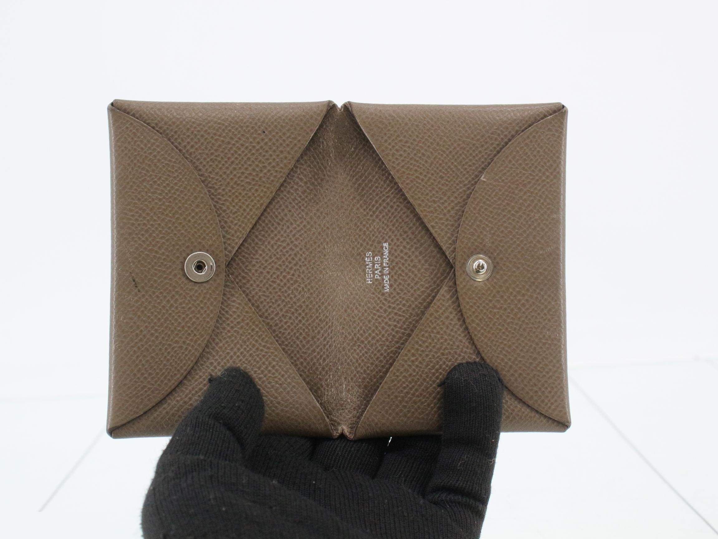 Calvi Etoupe Epsom Square O Stamp — view 4