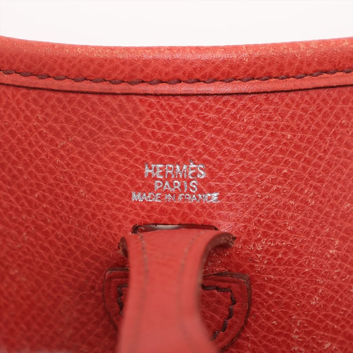 Evelyne 16 TPM, Veau Epsom leather, orange, silver hardware, G: 2003 — view 7