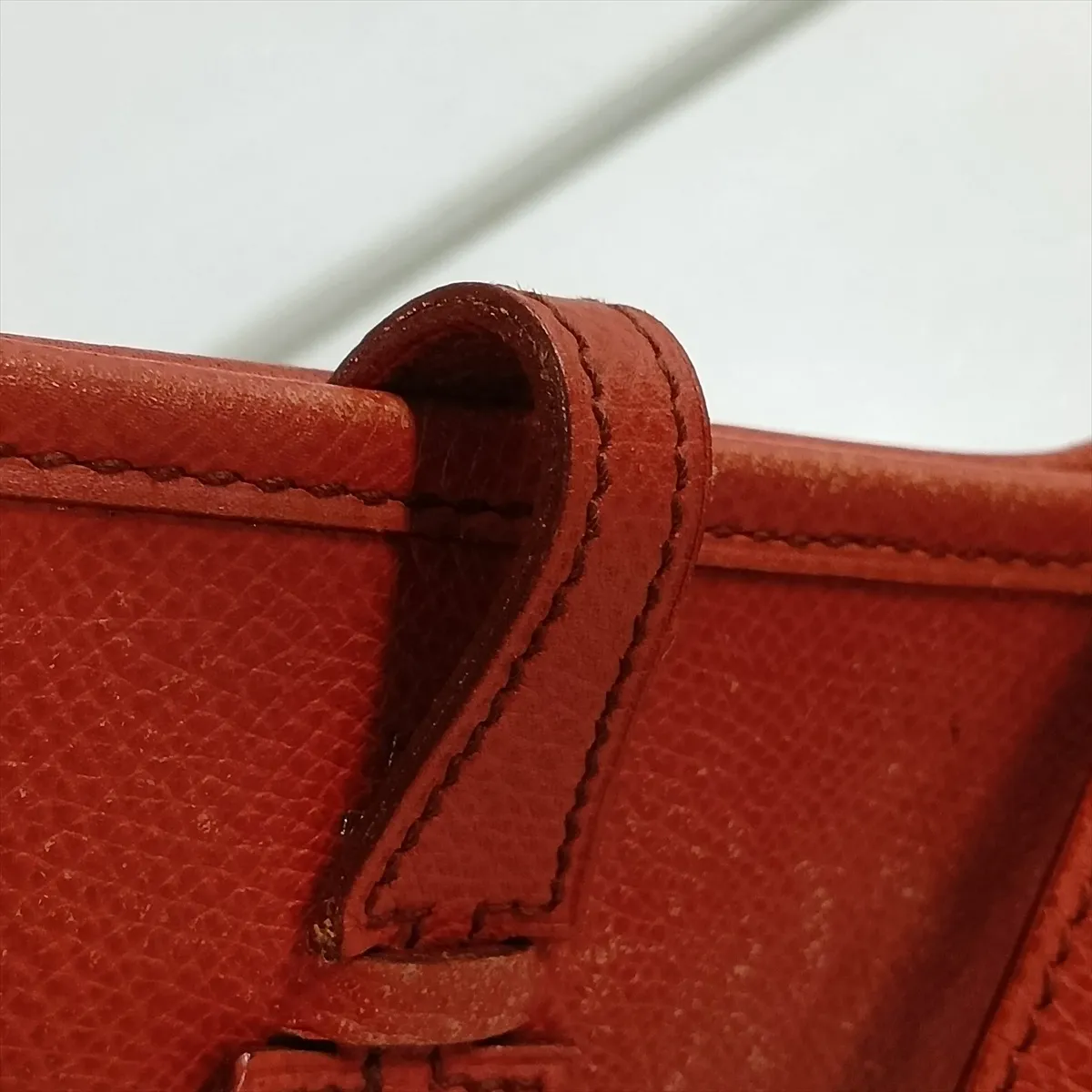 Evelyne 16 TPM, Veau Epsom leather, orange, silver hardware, G: 2003 — view 8