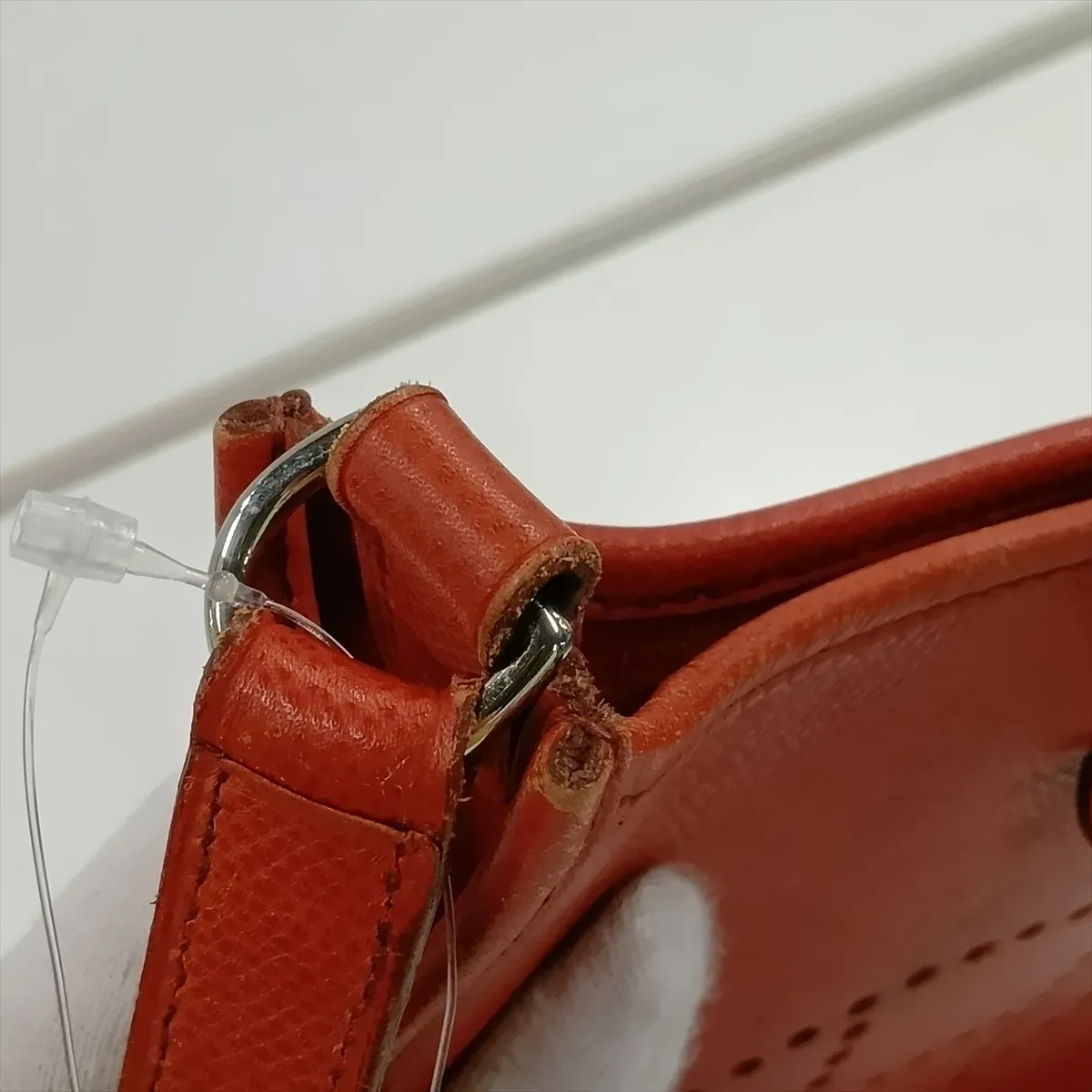 Evelyne 16 TPM, Veau Epsom leather, orange, silver hardware, G: 2003 — view 9