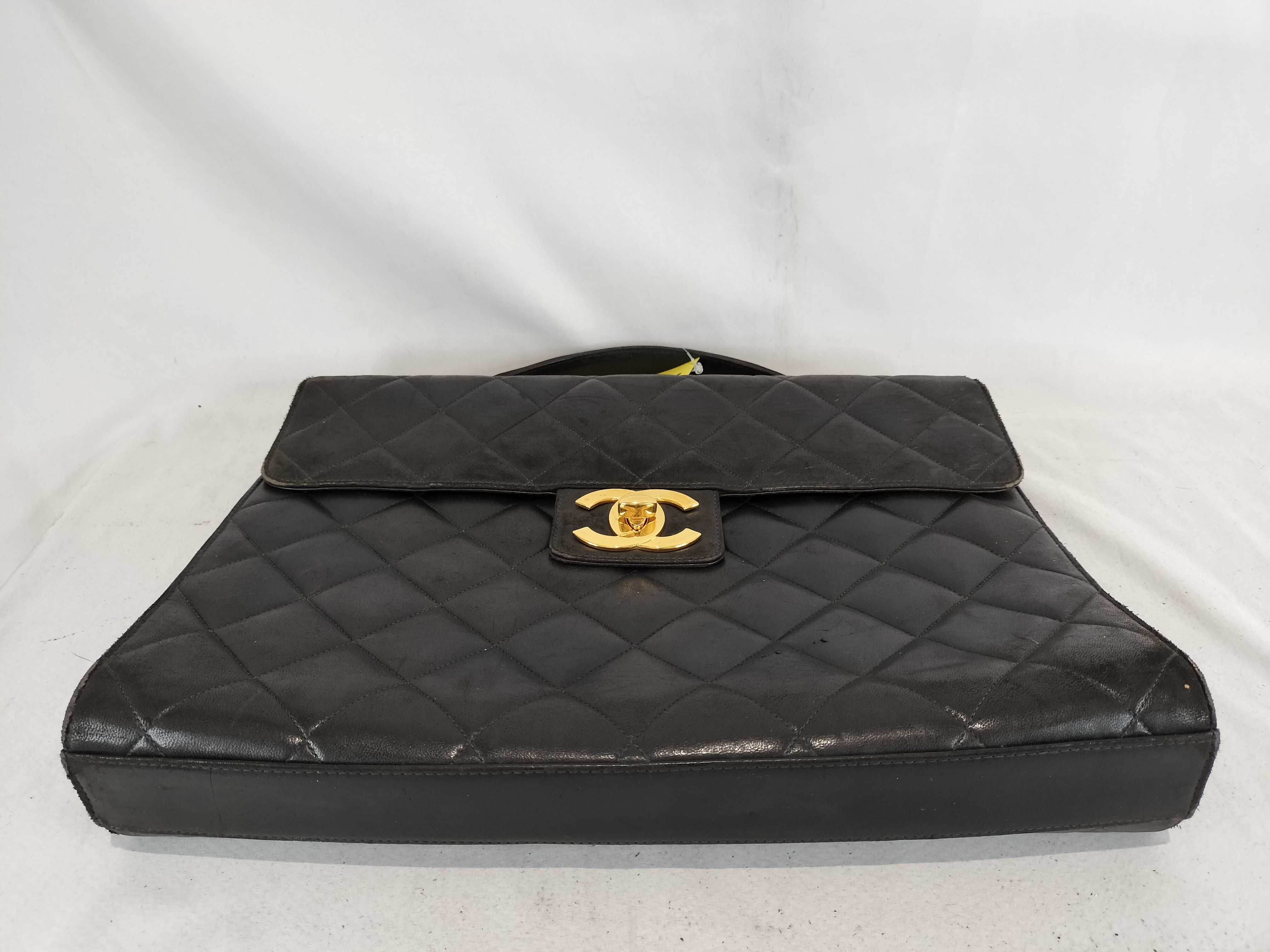 lambskin briefcase handbag — view 7