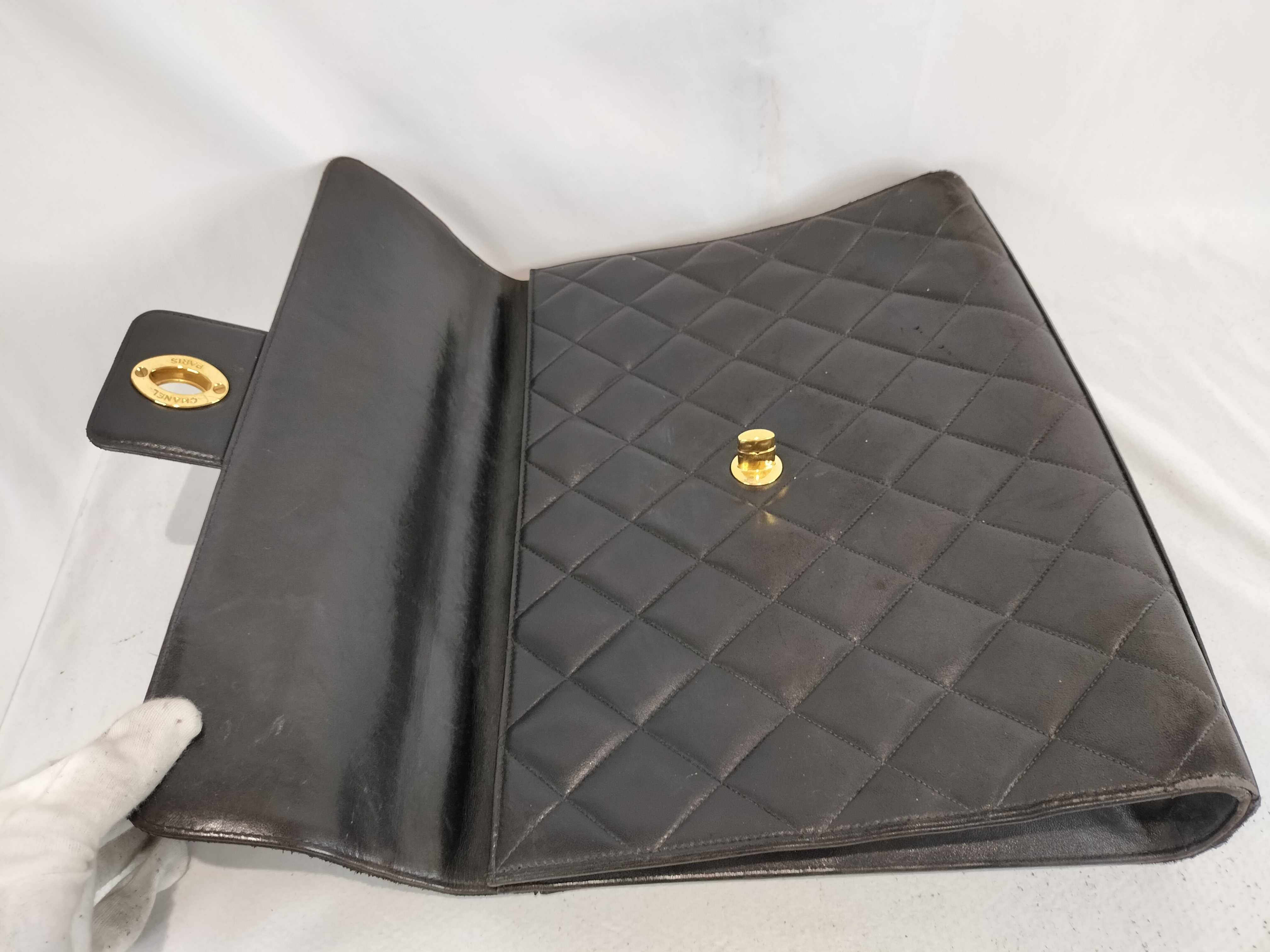 lambskin briefcase handbag — view 9