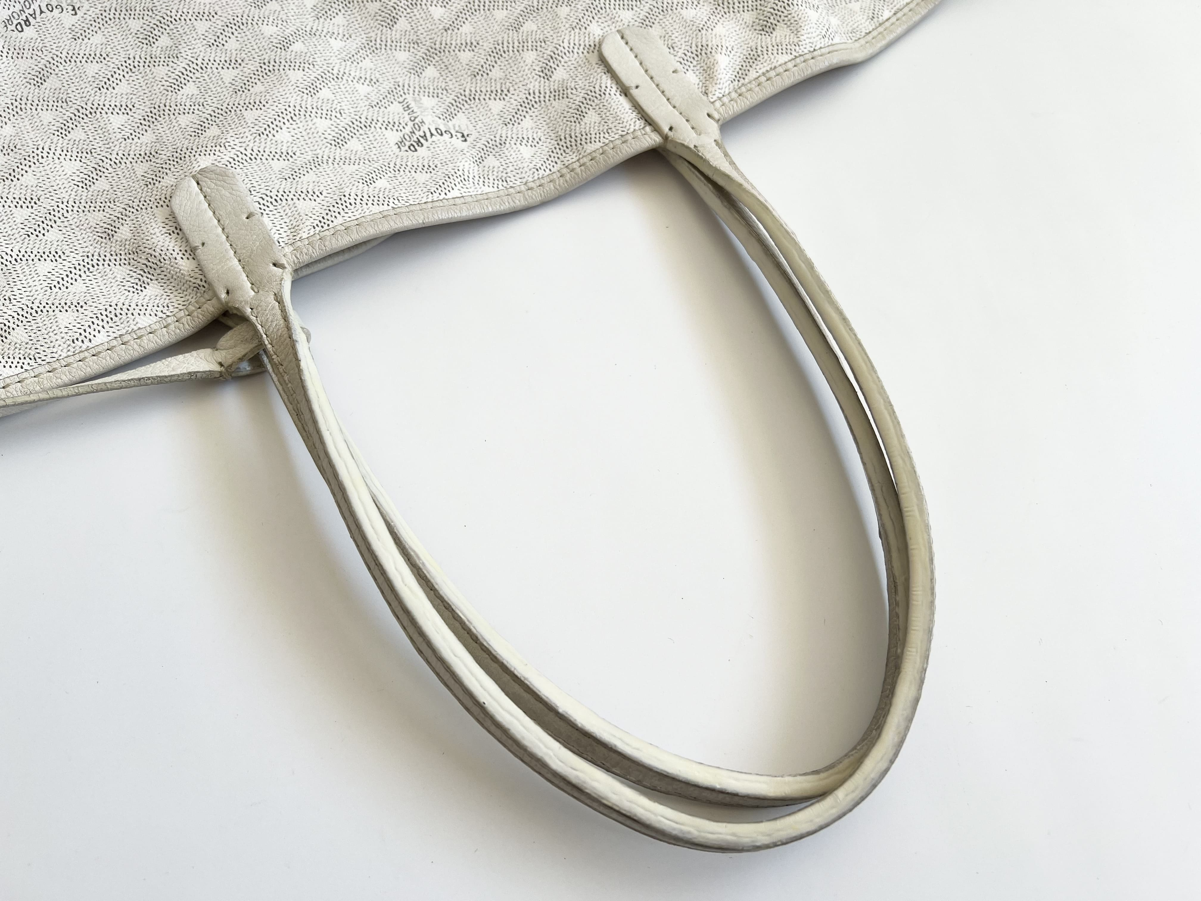 Saint Louis PM Handbag/Tote Bag with Pouch, Herringbone Print — view 4