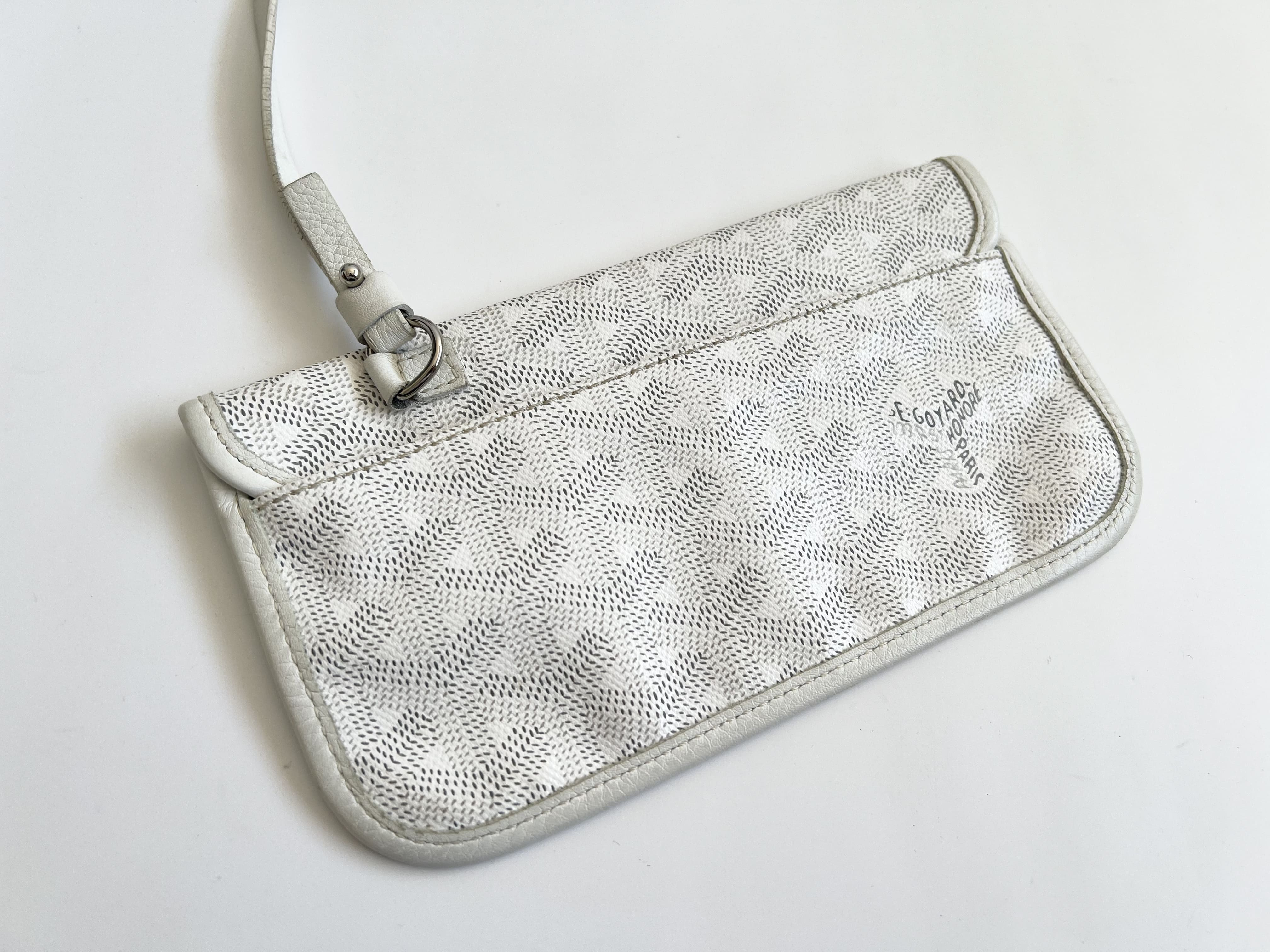 Saint Louis PM Handbag/Tote Bag with Pouch, Herringbone Print — view 6