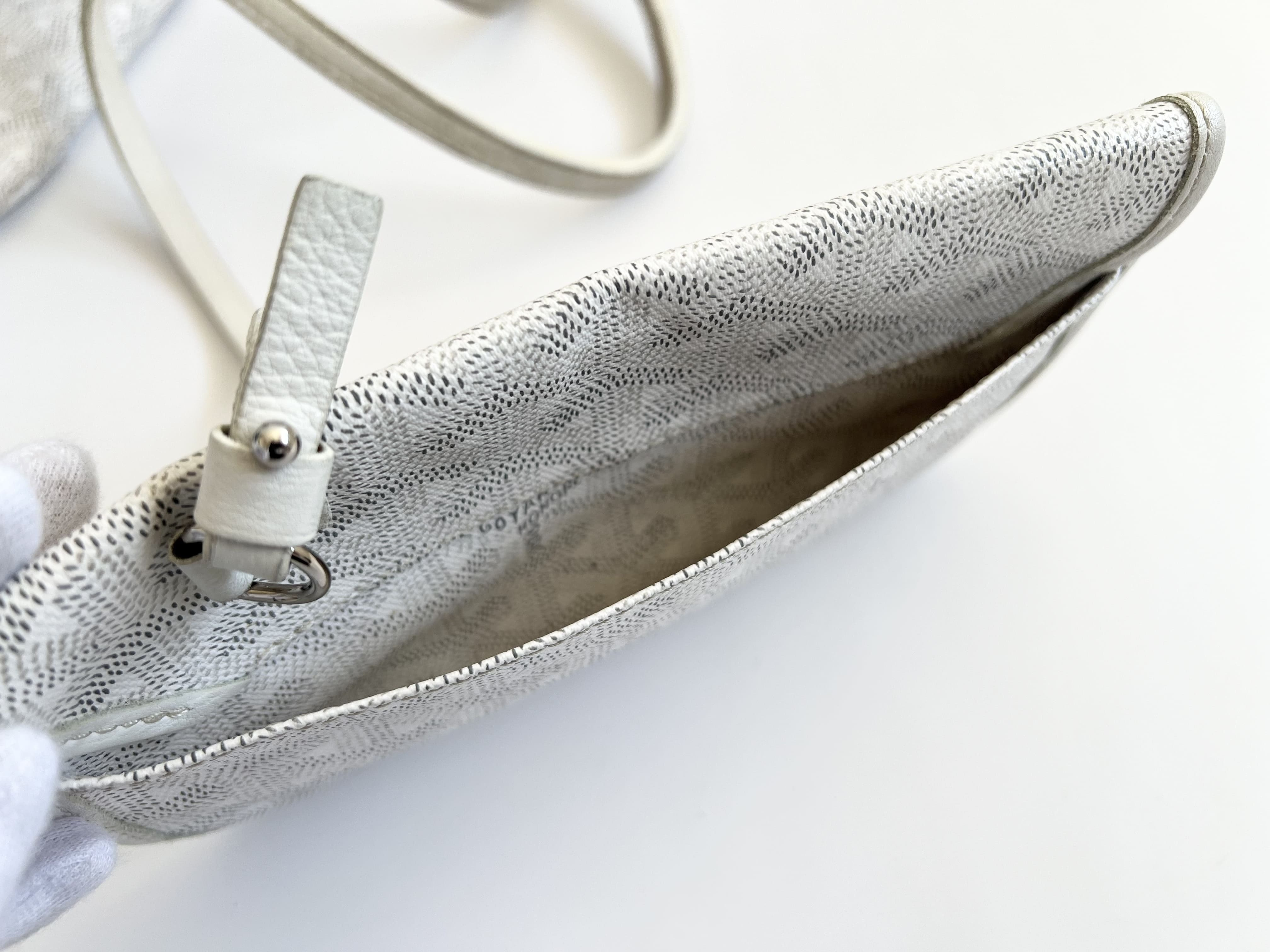 Saint Louis PM Handbag/Tote Bag with Pouch, Herringbone Print — view 8