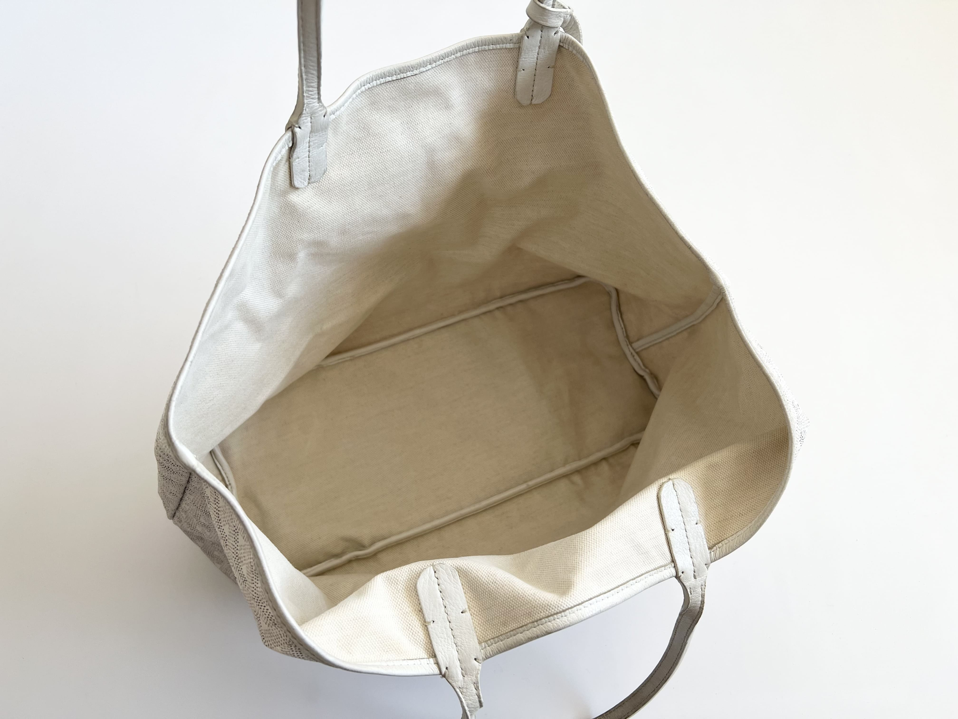 Saint Louis PM Handbag/Tote Bag with Pouch, Herringbone Print — view 10