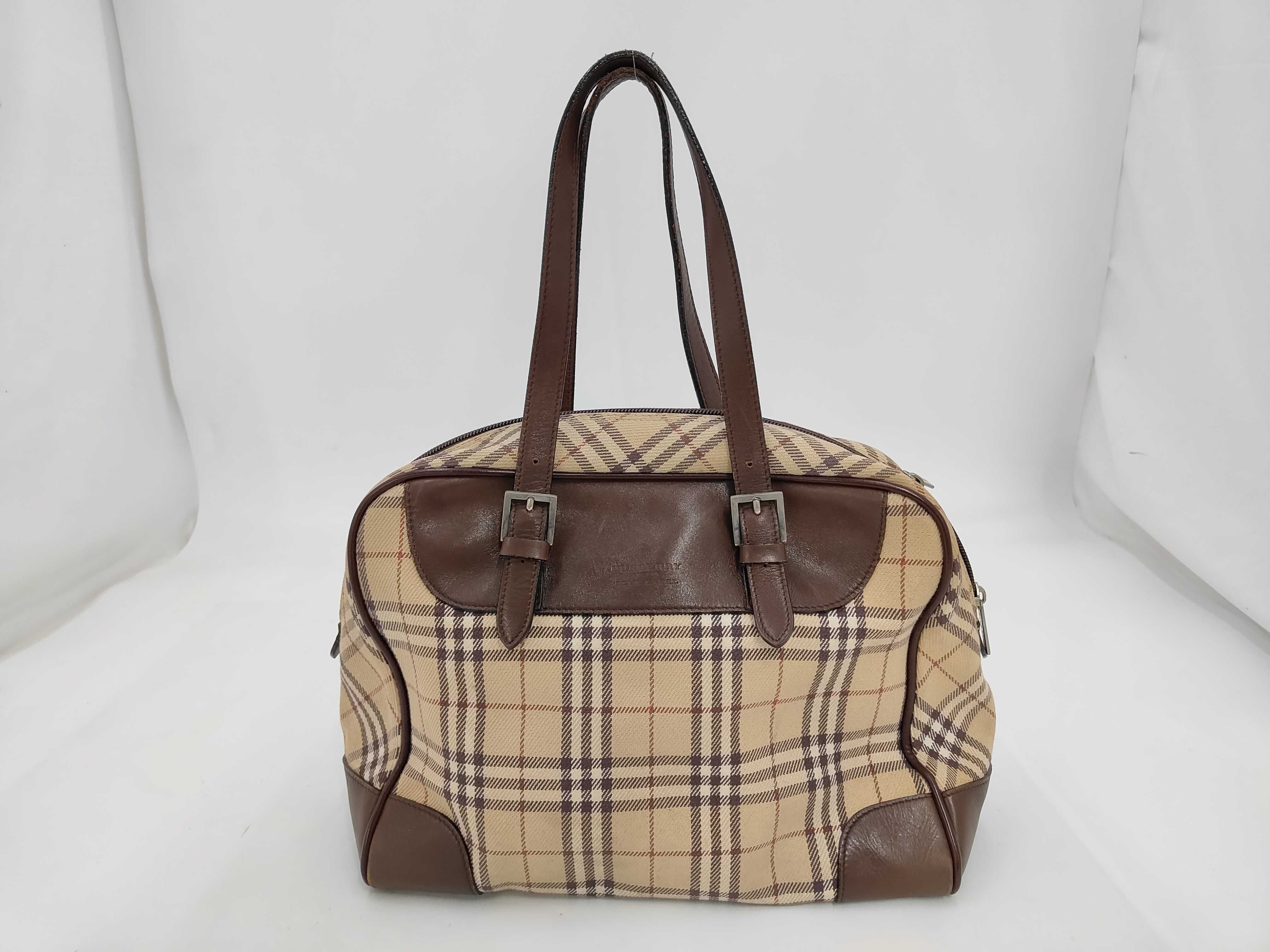 Boston Bag Nova Check Handbag Boston Bag