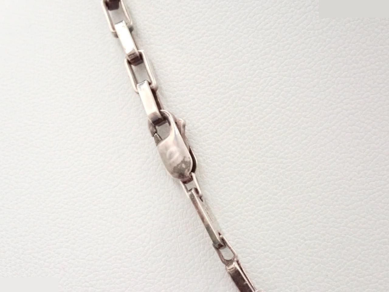 Silver necklace, chain approximately 40cm, 925 sterling silver, 10.0g — view 2