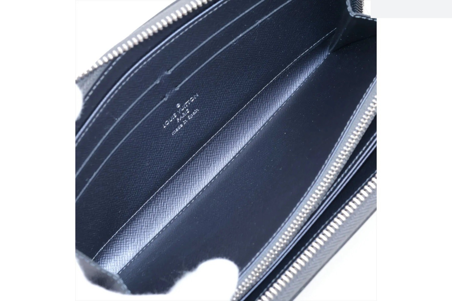 Epi Zippy Wallet, Silver, M82794, Leather Long Wallet — view 4