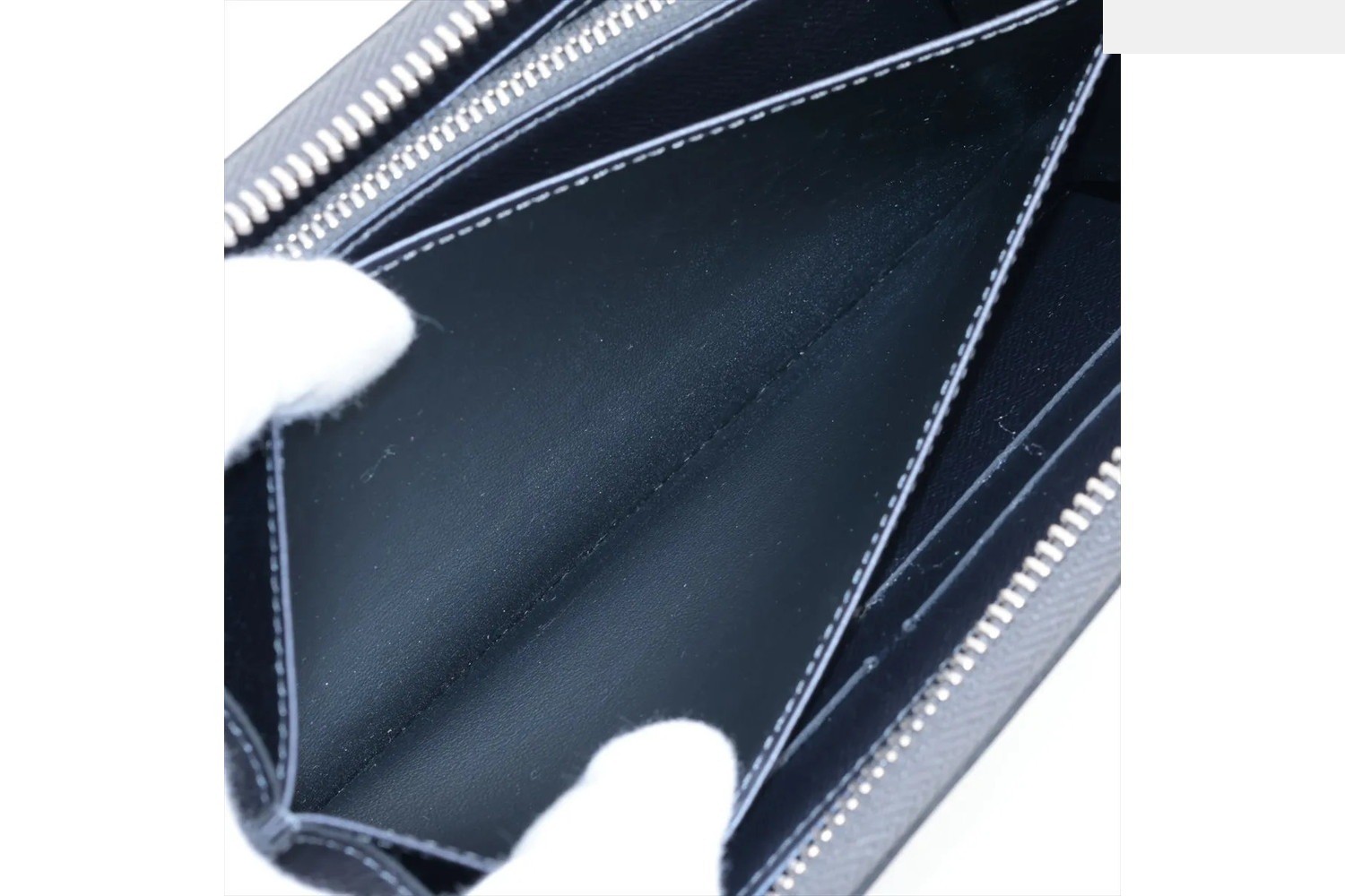 Epi Zippy Wallet, Silver, M82794, Leather Long Wallet — view 6