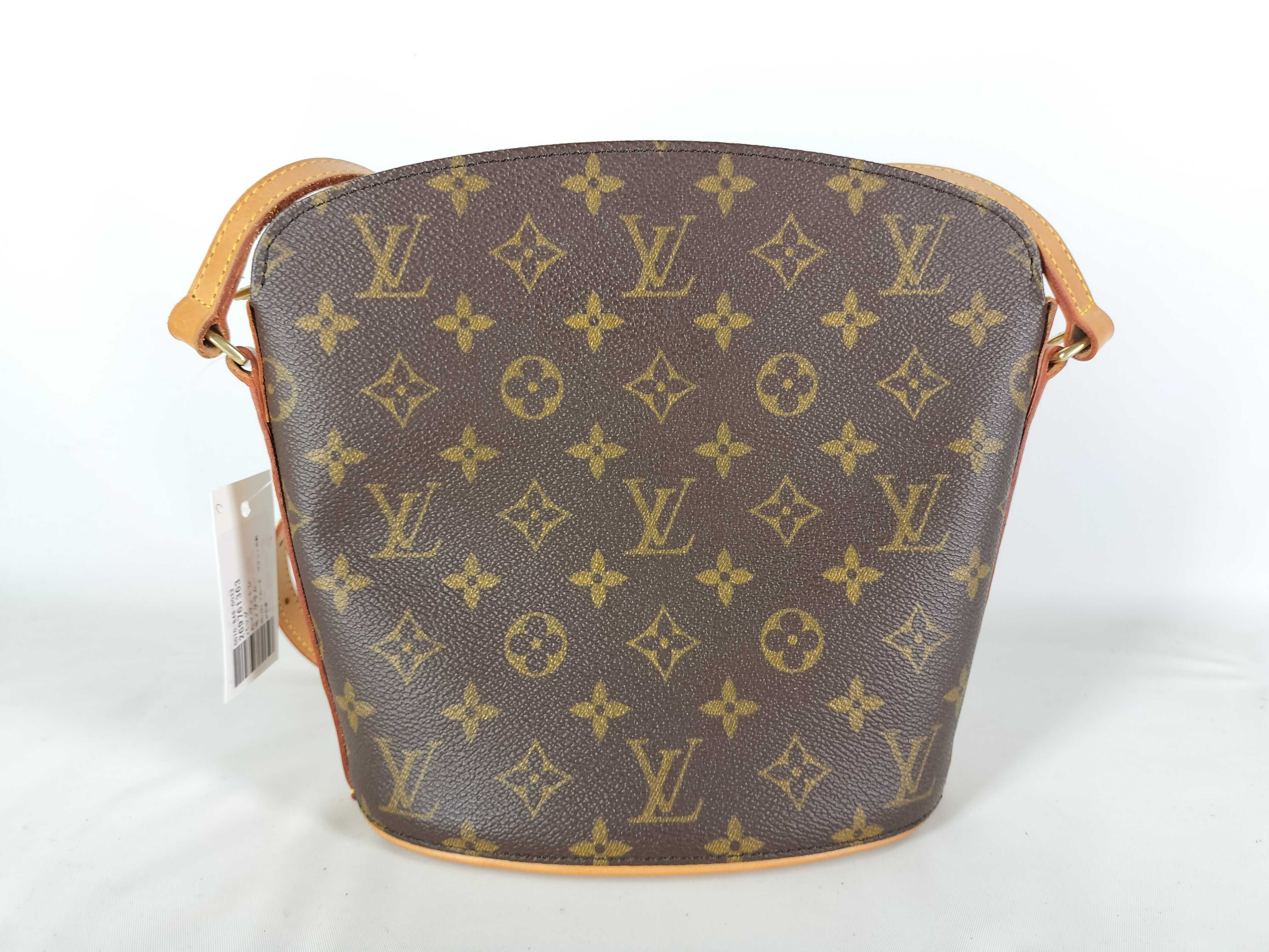 Monogram M51290 Druot Shoulder Bag (Some peeling inside pocket)