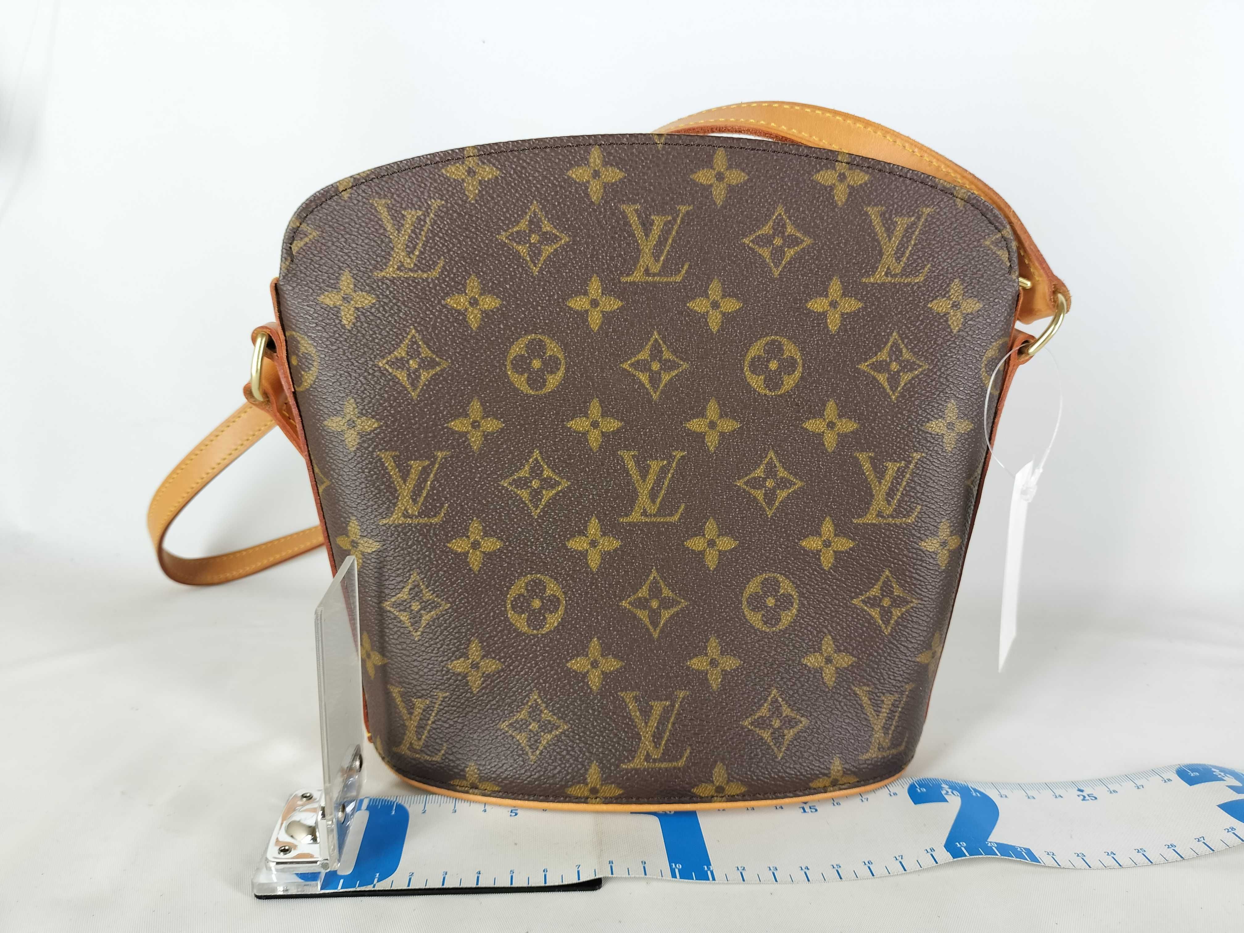 Monogram M51290 Druot Shoulder Bag (Some peeling inside pocket) — view 2