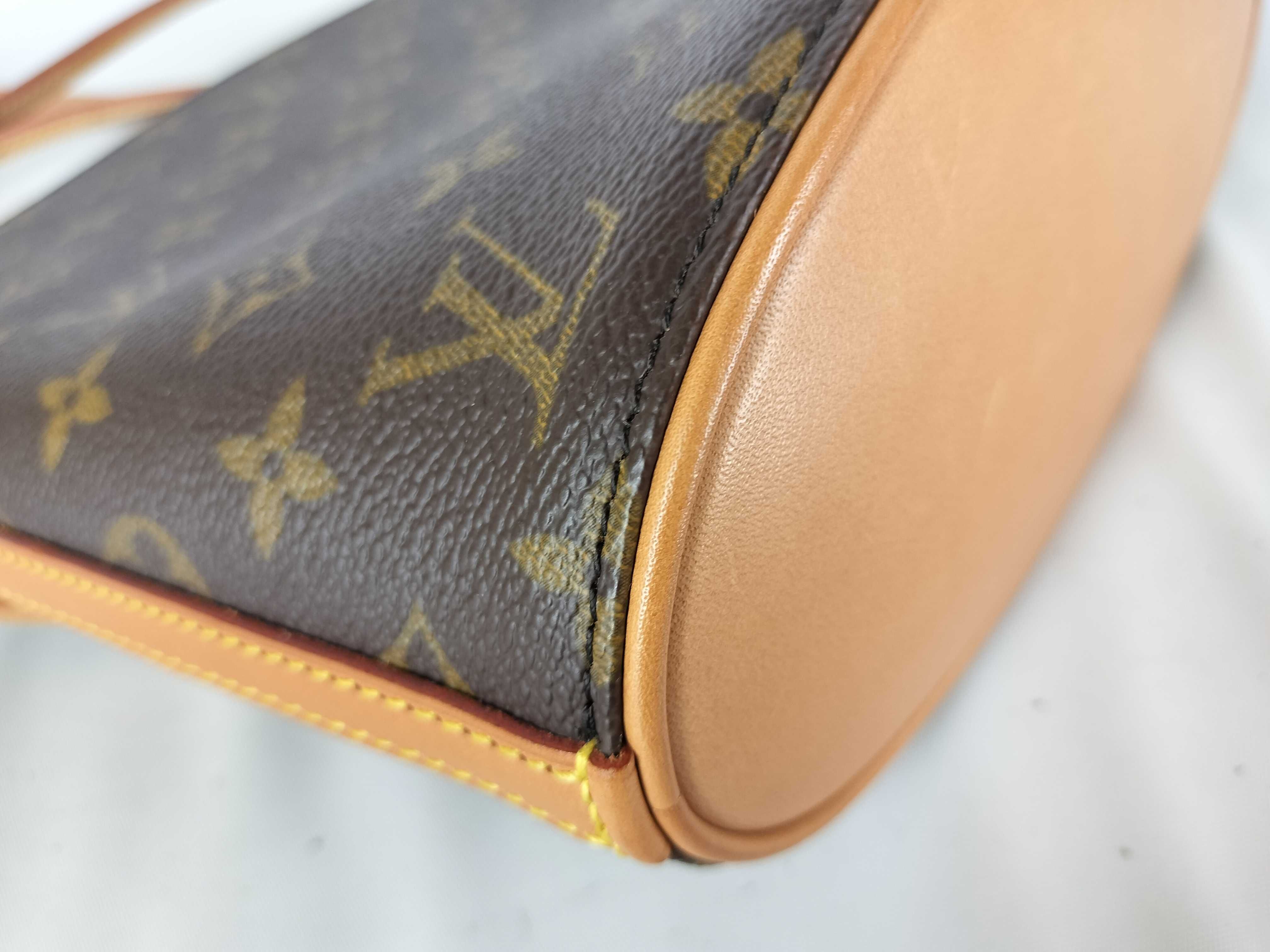 Monogram M51290 Druot Shoulder Bag (Some peeling inside pocket) — view 3