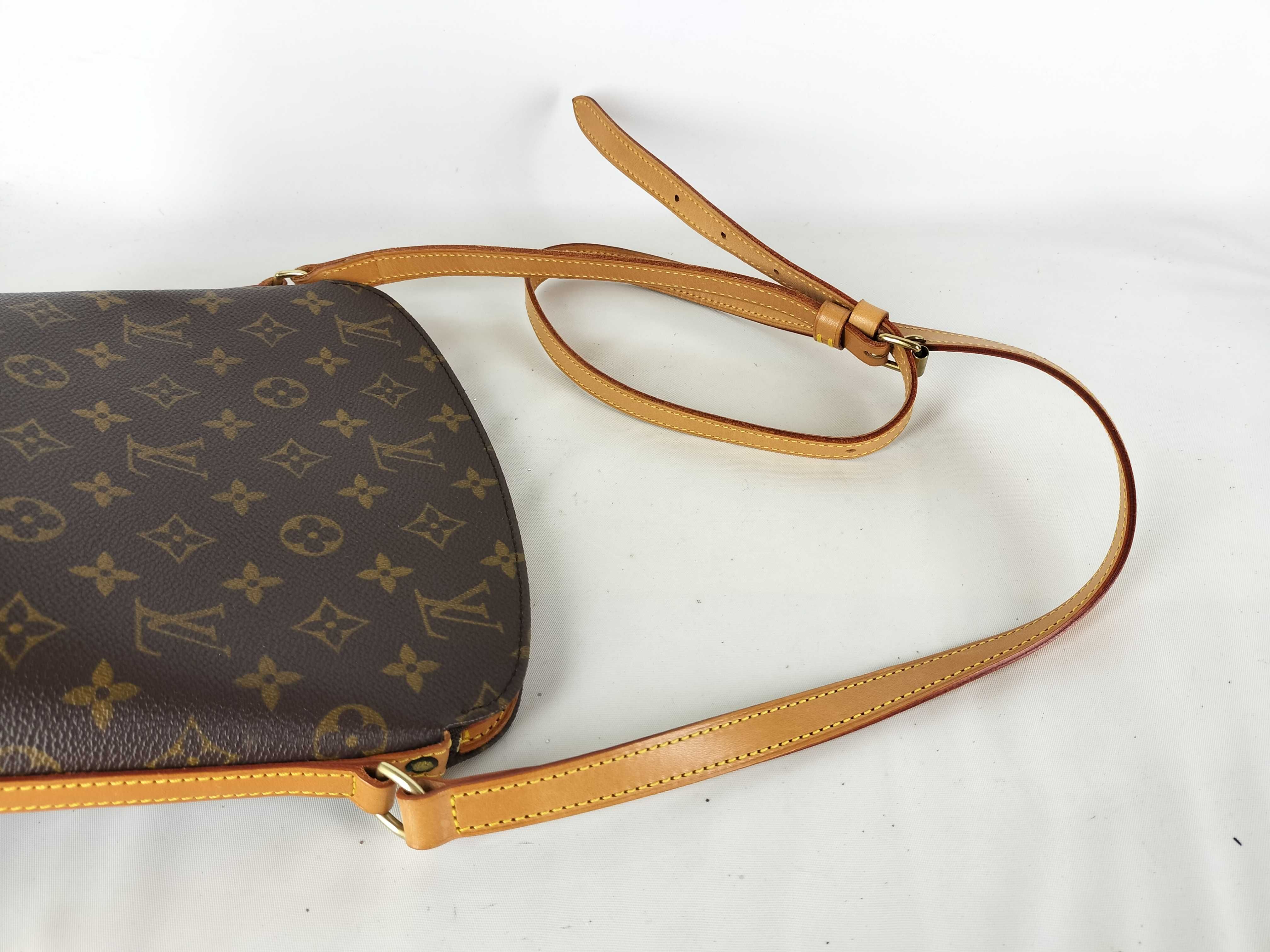 Monogram M51290 Druot Shoulder Bag (Some peeling inside pocket) — view 7