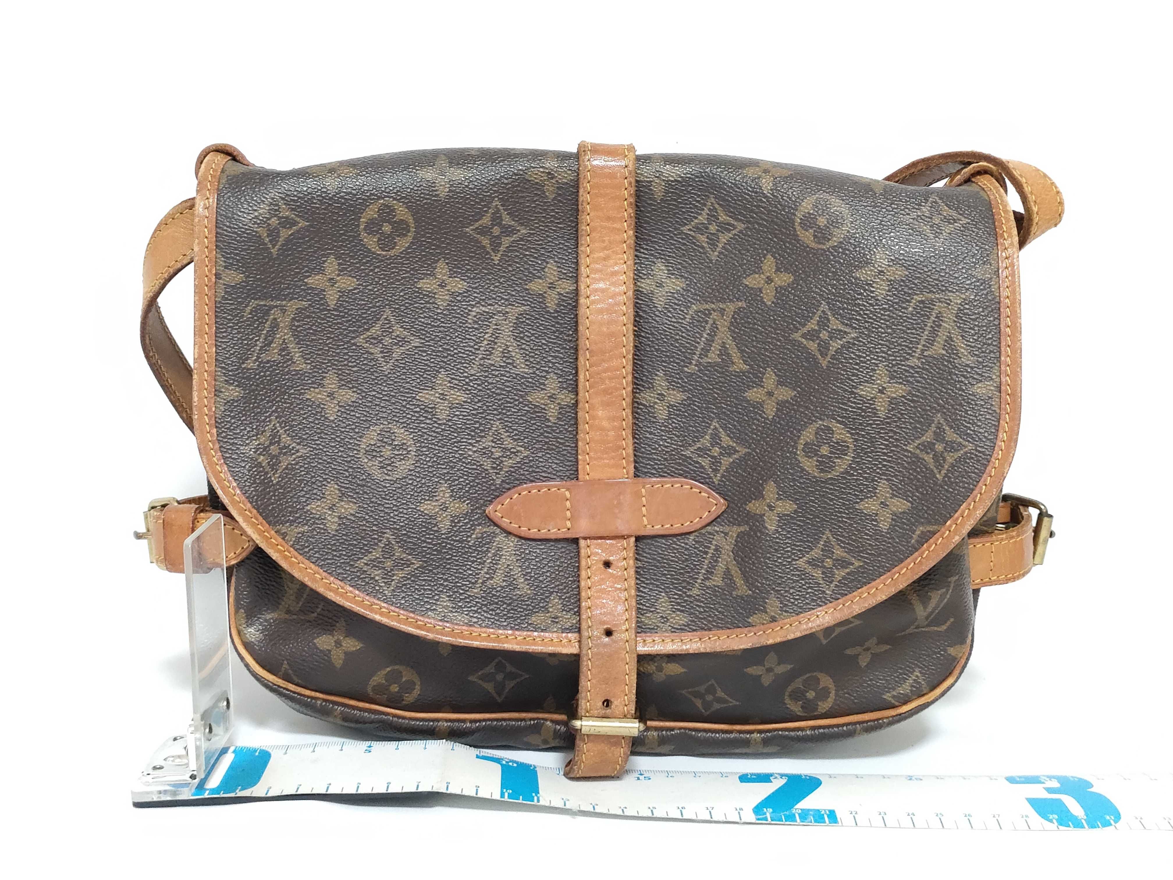 Monogram LOUIS_VUITTON M42256 Saumur 30 VI1921 Shoulder Bag — view 2