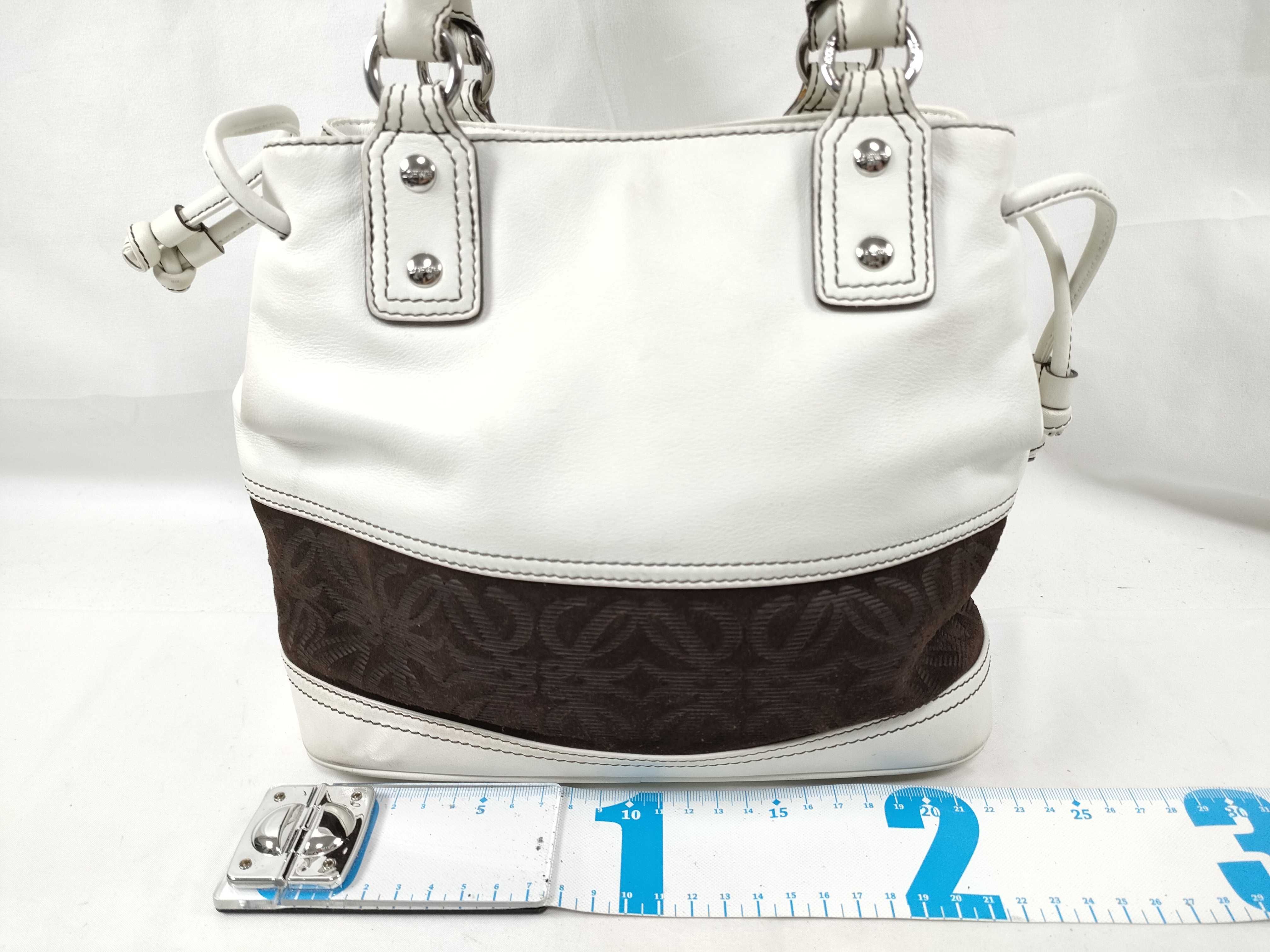 Tote Bag, Leather x Suede, Anagram Handbag — view 2