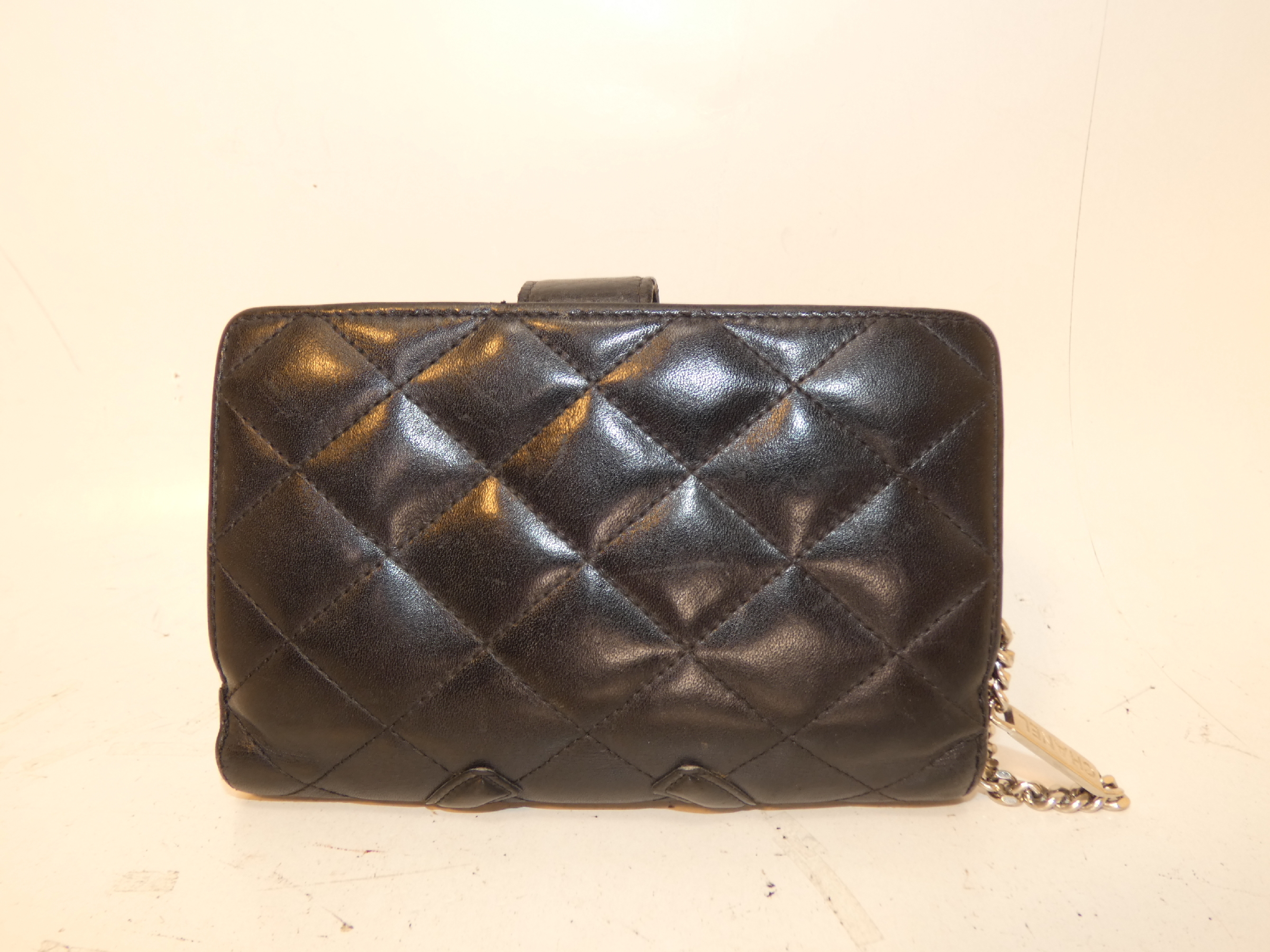 Coco Cambon Black Folding Wallet — view 2