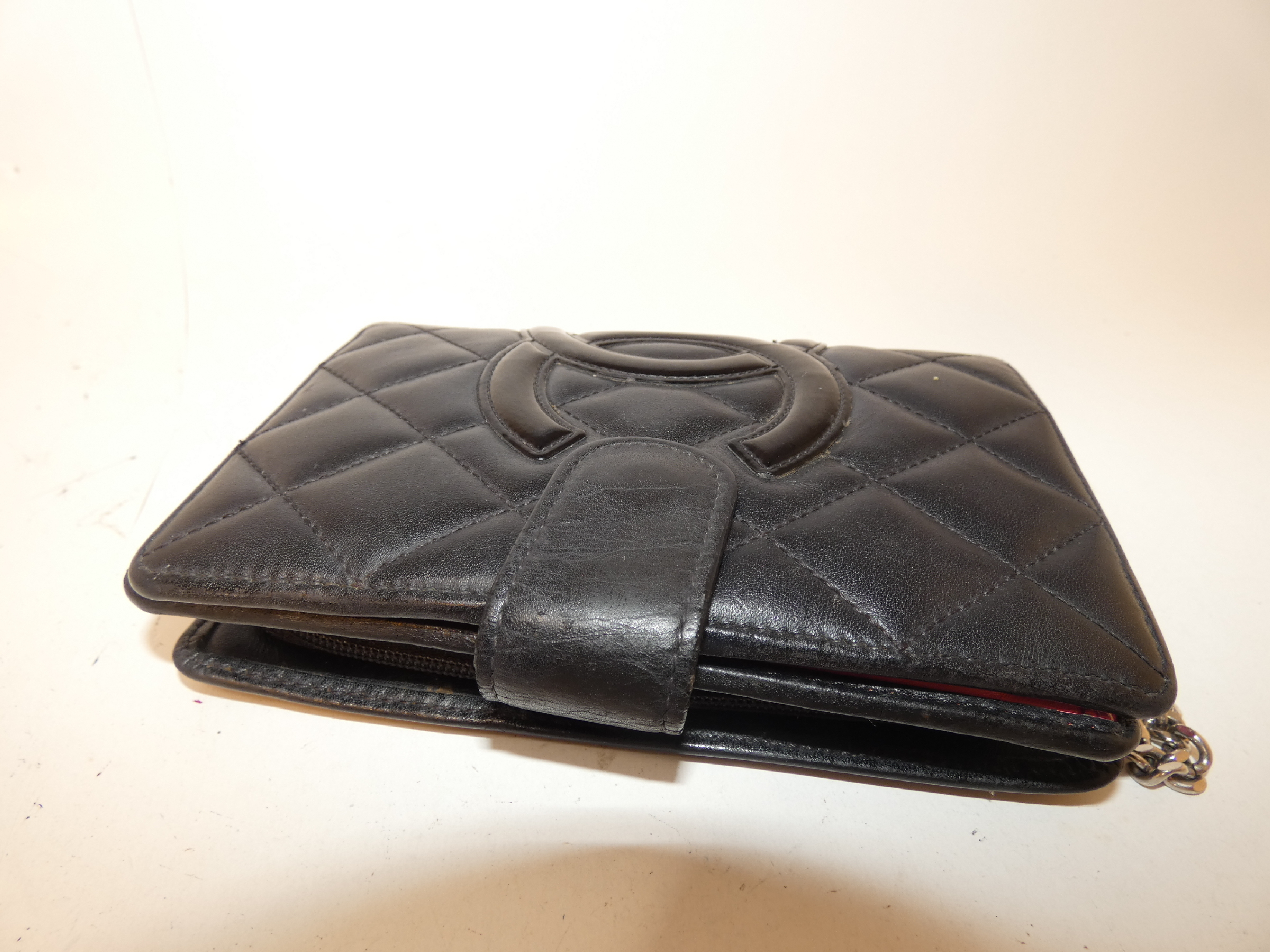 Coco Cambon Black Folding Wallet — view 3