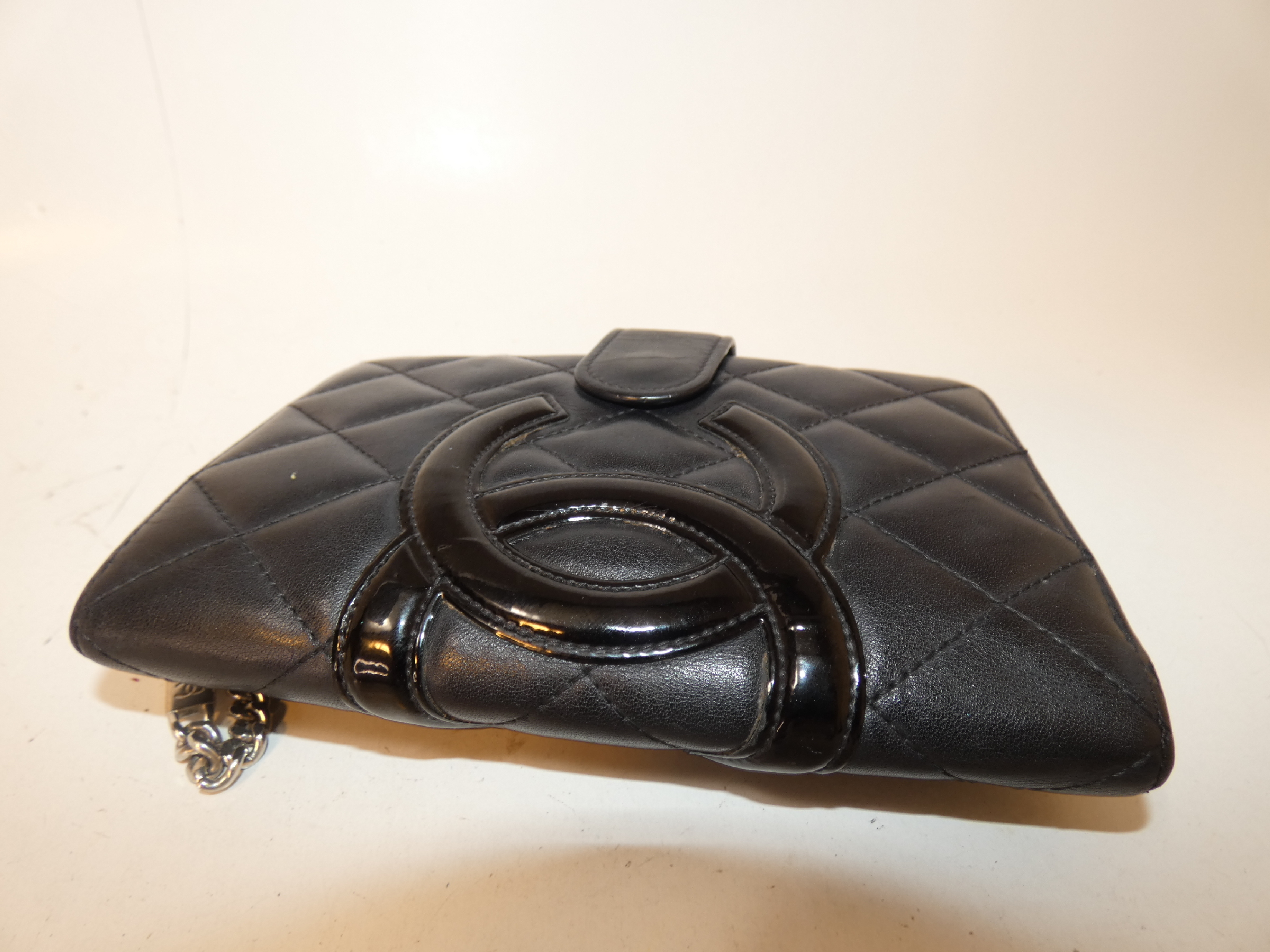 Coco Cambon Black Folding Wallet — view 4