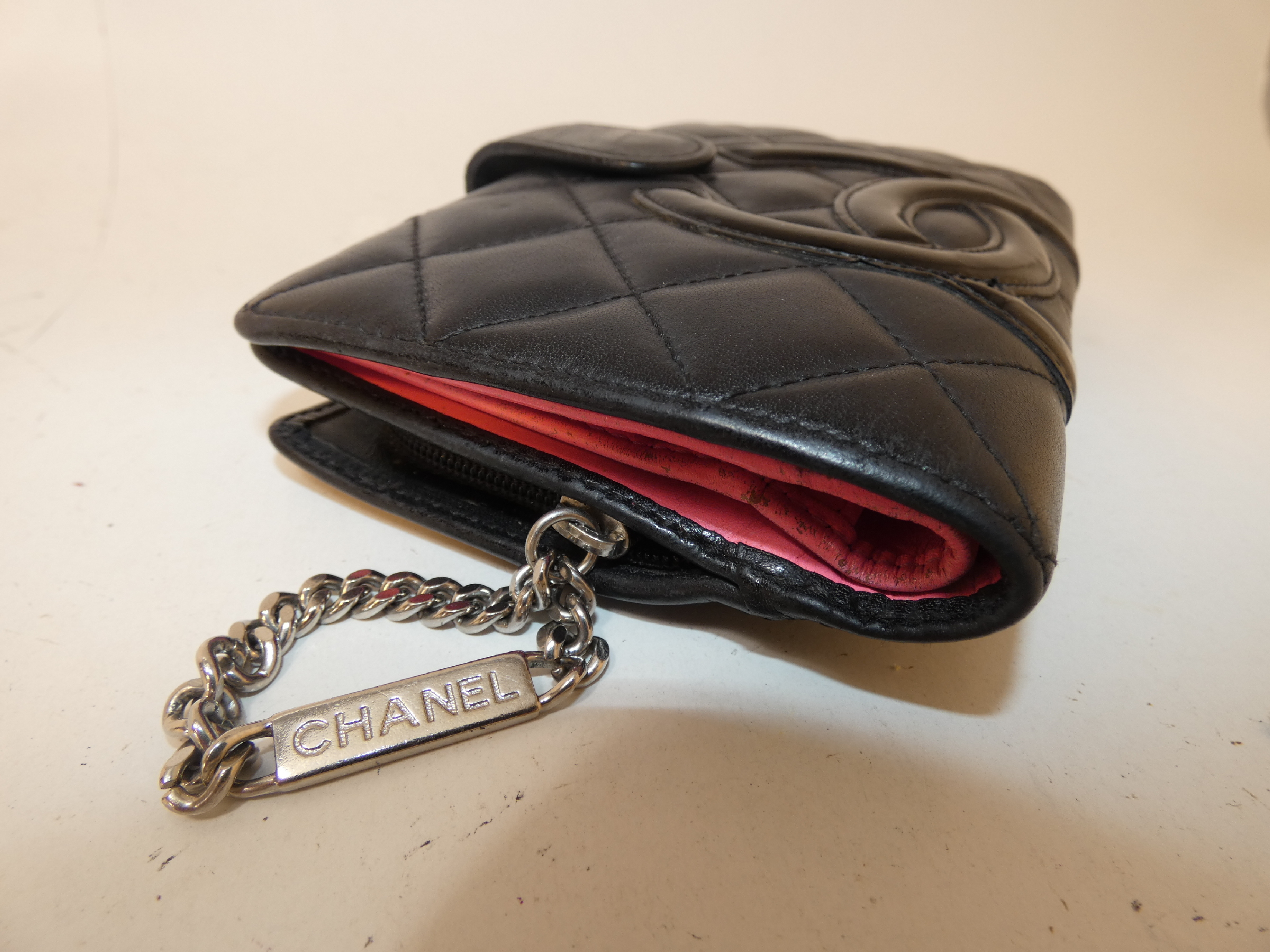 Coco Cambon Black Folding Wallet — view 5