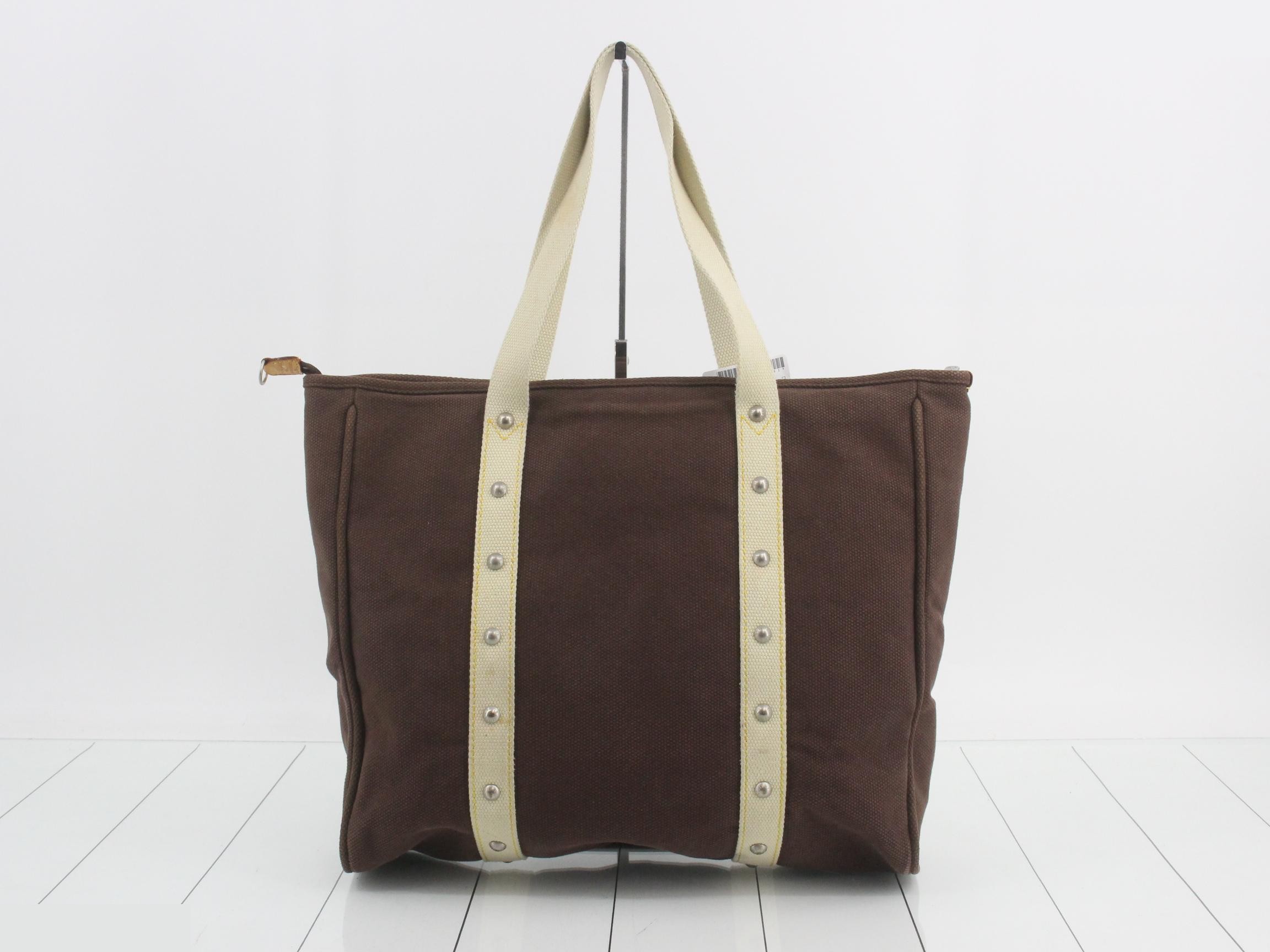 Antigua Cabas GM M80662 Brown Canvas — view 2