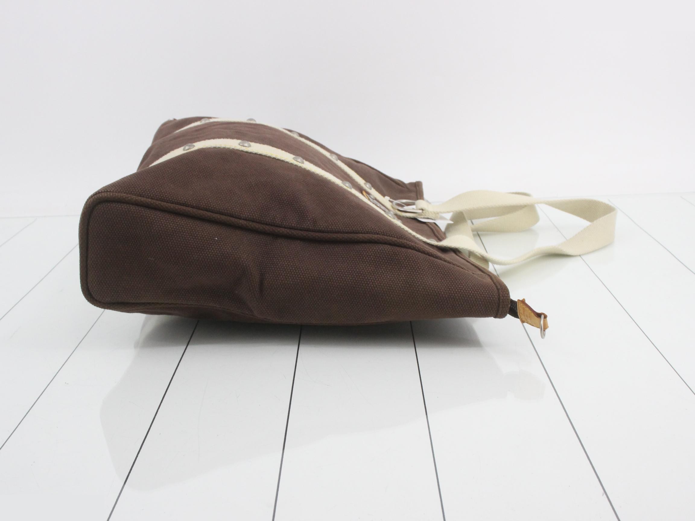 Antigua Cabas GM M80662 Brown Canvas — view 3