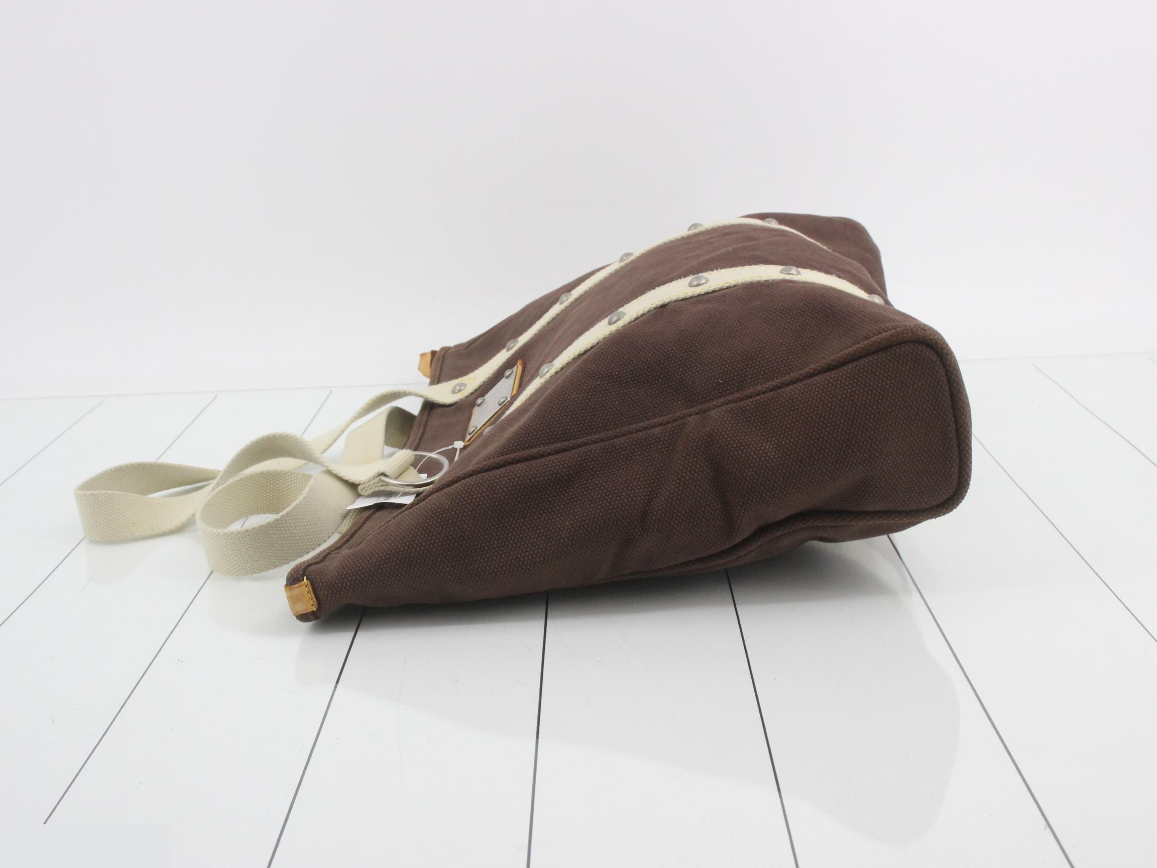 Antigua Cabas GM M80662 Brown Canvas — view 4