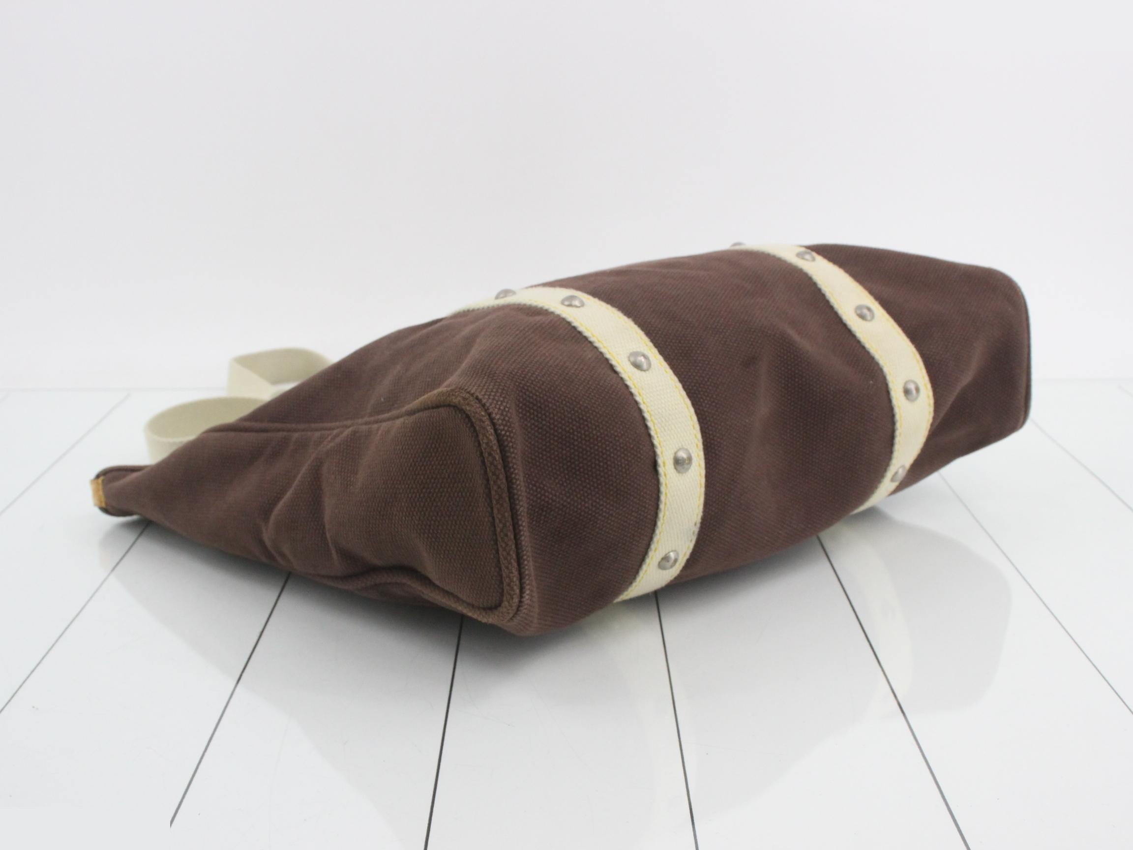 Antigua Cabas GM M80662 Brown Canvas — view 5