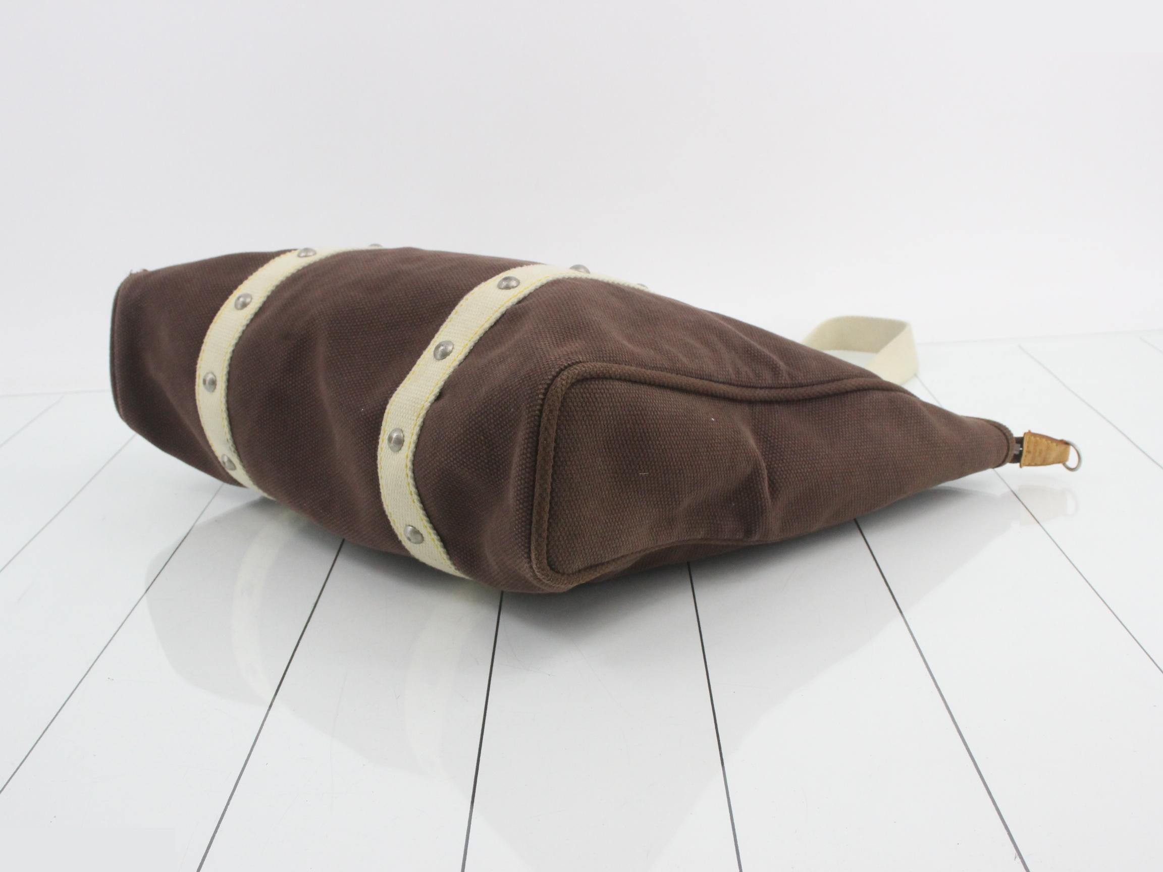 Antigua Cabas GM M80662 Brown Canvas — view 6
