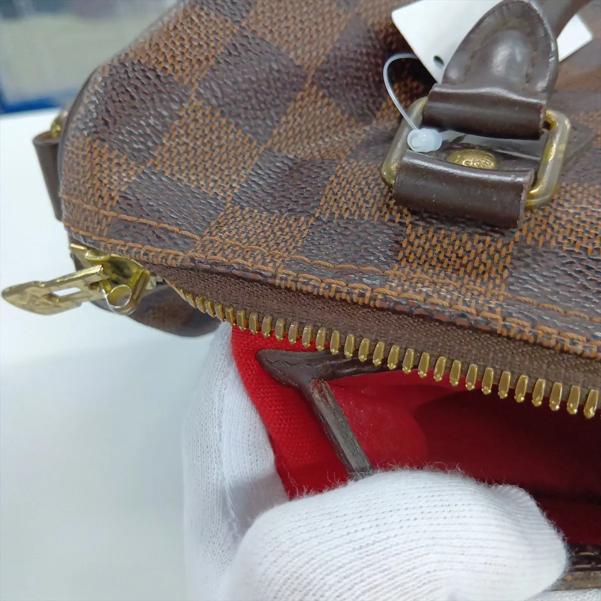 Damier Speedy Bandouliere 25 N41368 AA0154 Brown — view 14