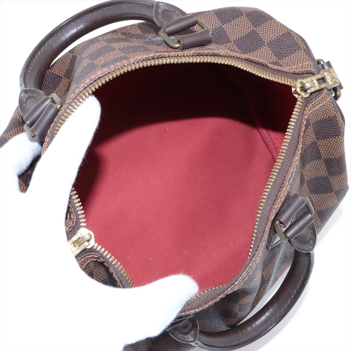 Damier Speedy Bandouliere 25 N41368 AA0154 Brown — view 8
