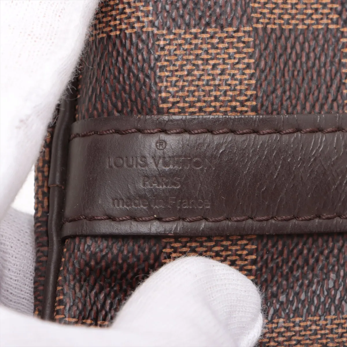 Damier Speedy Bandouliere 25 N41368 AA0154 Brown — view 10