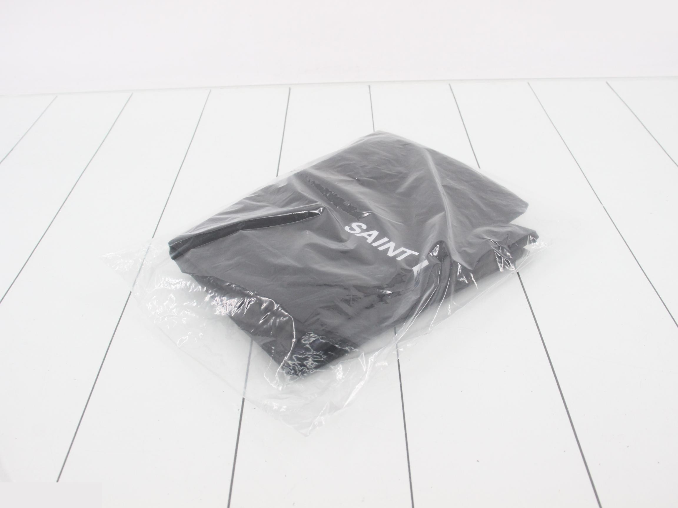 756269 Wide Puffer Black Tote Bag — view 7