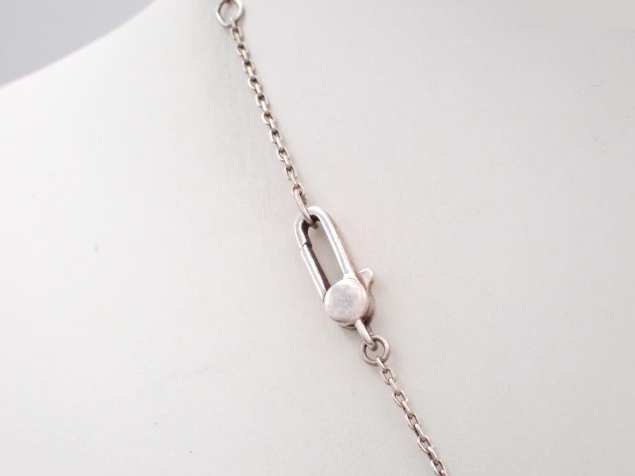 Trademark Necklace Square Plate Silver 925/10.6g — view 2