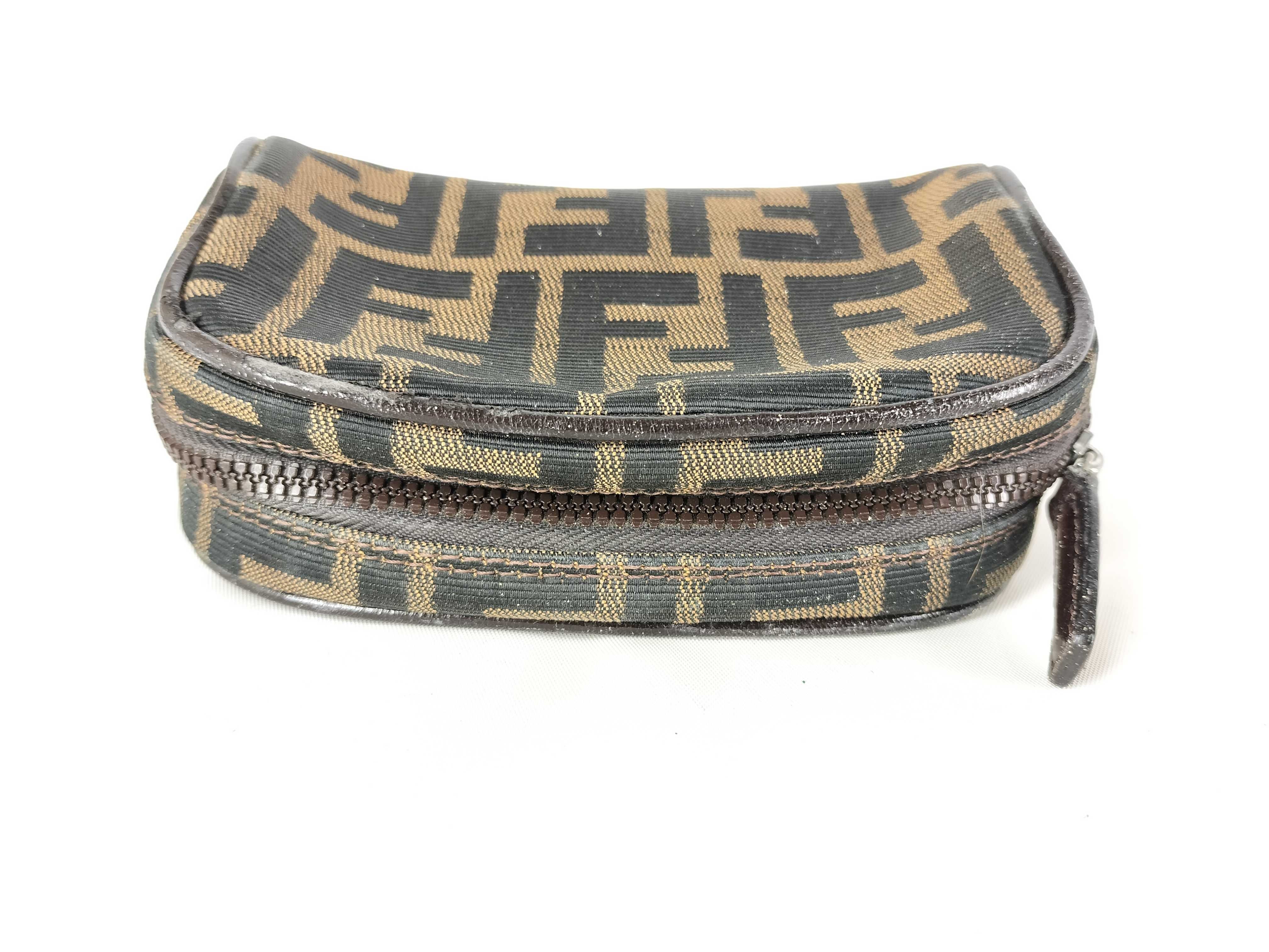 Zucca pattern mini pouch (inside shows signs of wear) — view 5