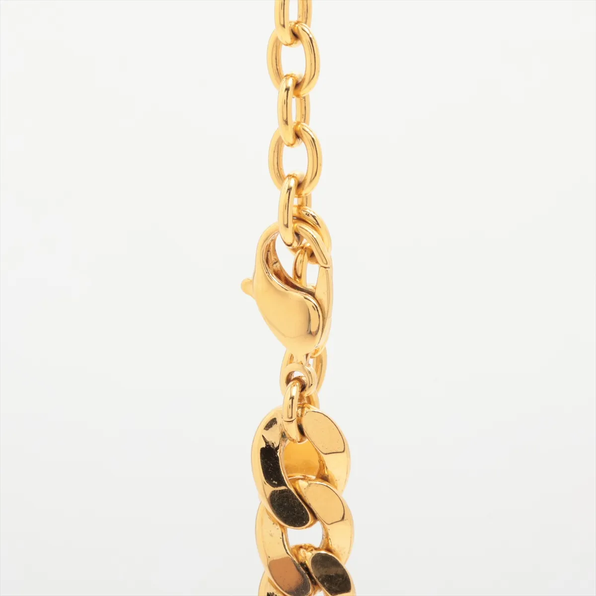 CD ICON Chain Link Necklace, GP Gold. Shows — view 4