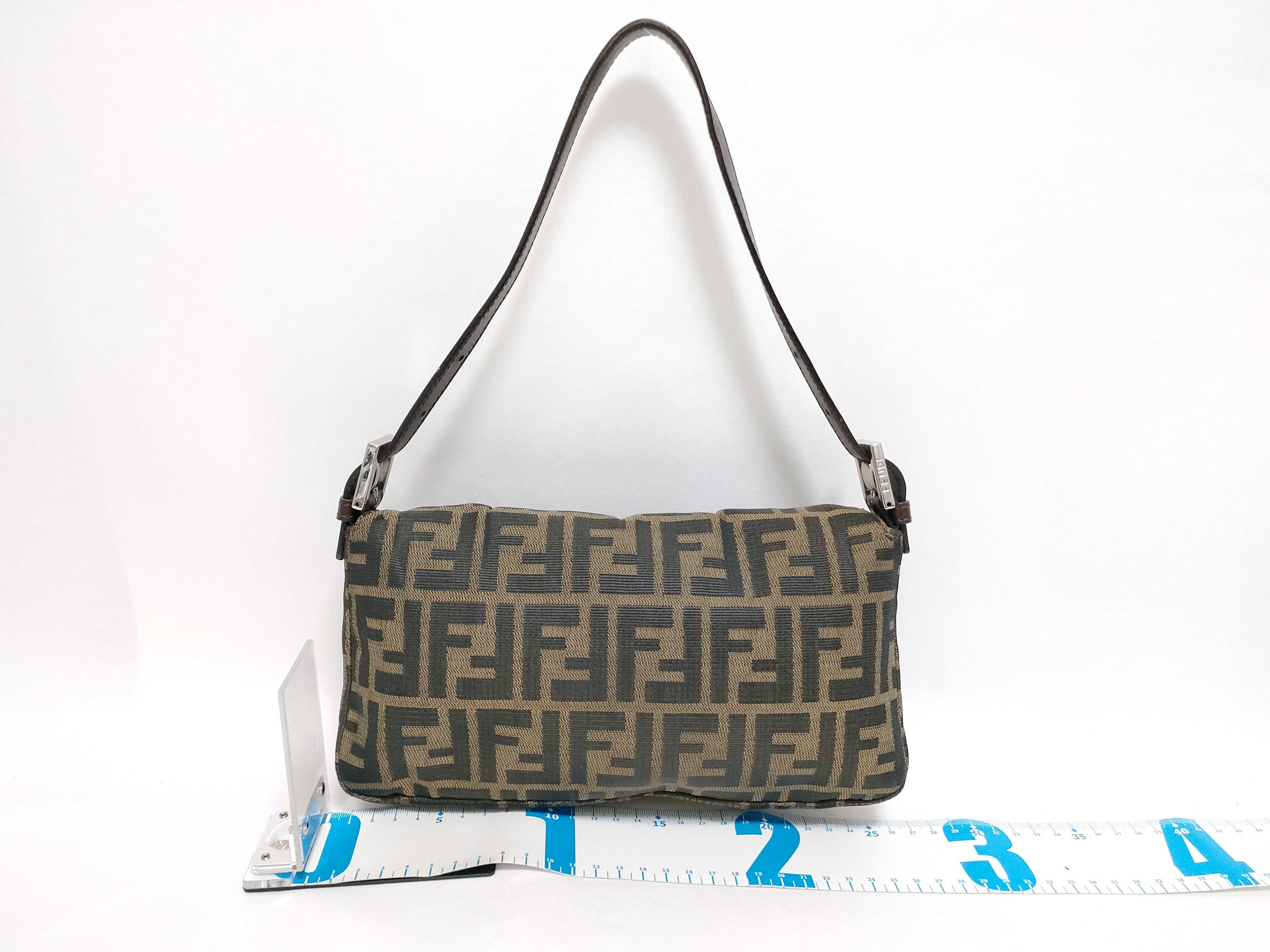 Zucca pattern Fendi Mamma Bucket Zucca Shoulder Bag with Dust Bag — view 2