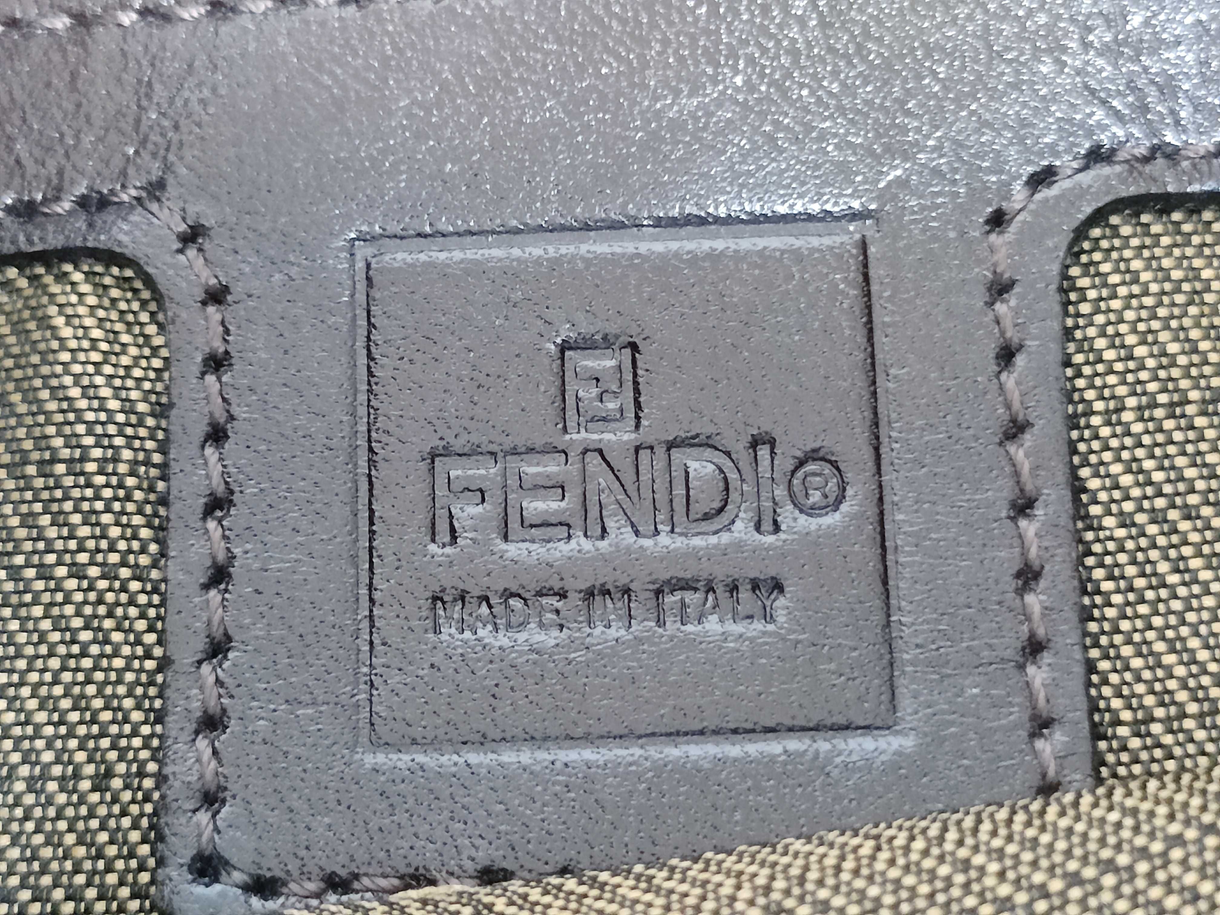 Zucca pattern Fendi Mamma Bucket Zucca Shoulder Bag with Dust Bag — view 13
