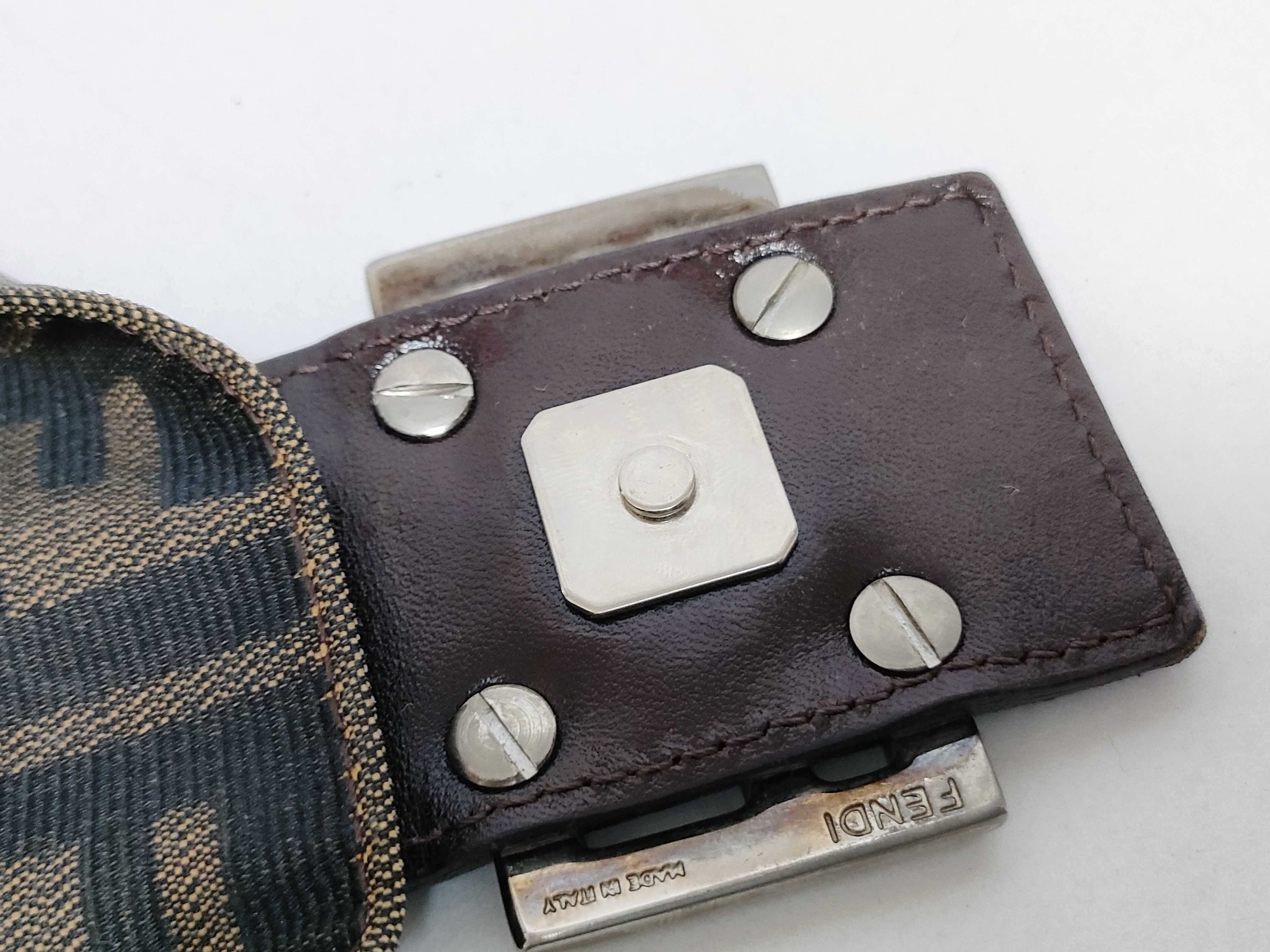Zucca pattern Fendi Mamma Bucket Zucca Shoulder Bag with Dust Bag — view 14