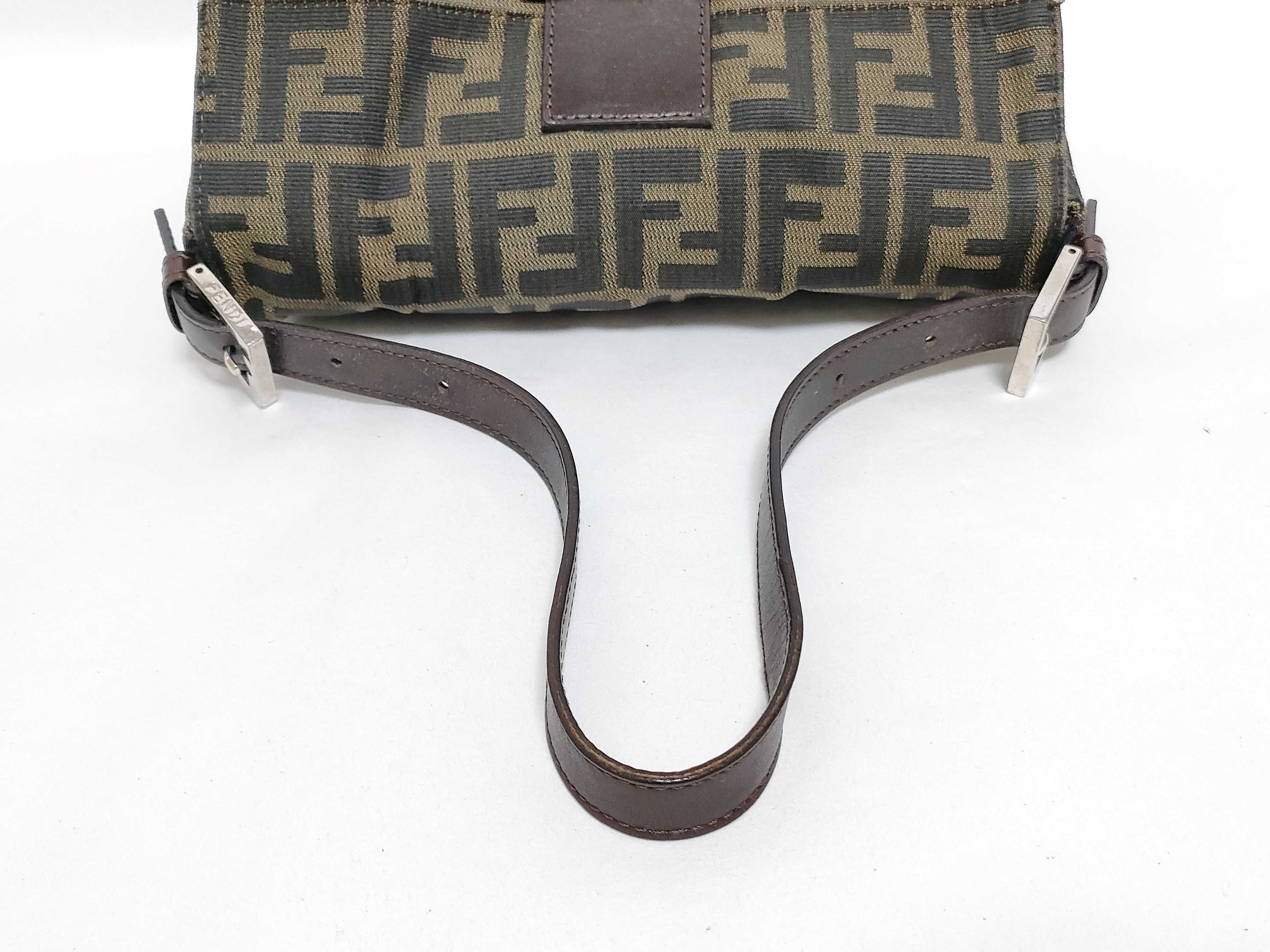 Zucca pattern Fendi Mamma Bucket Zucca Shoulder Bag with Dust Bag — view 3