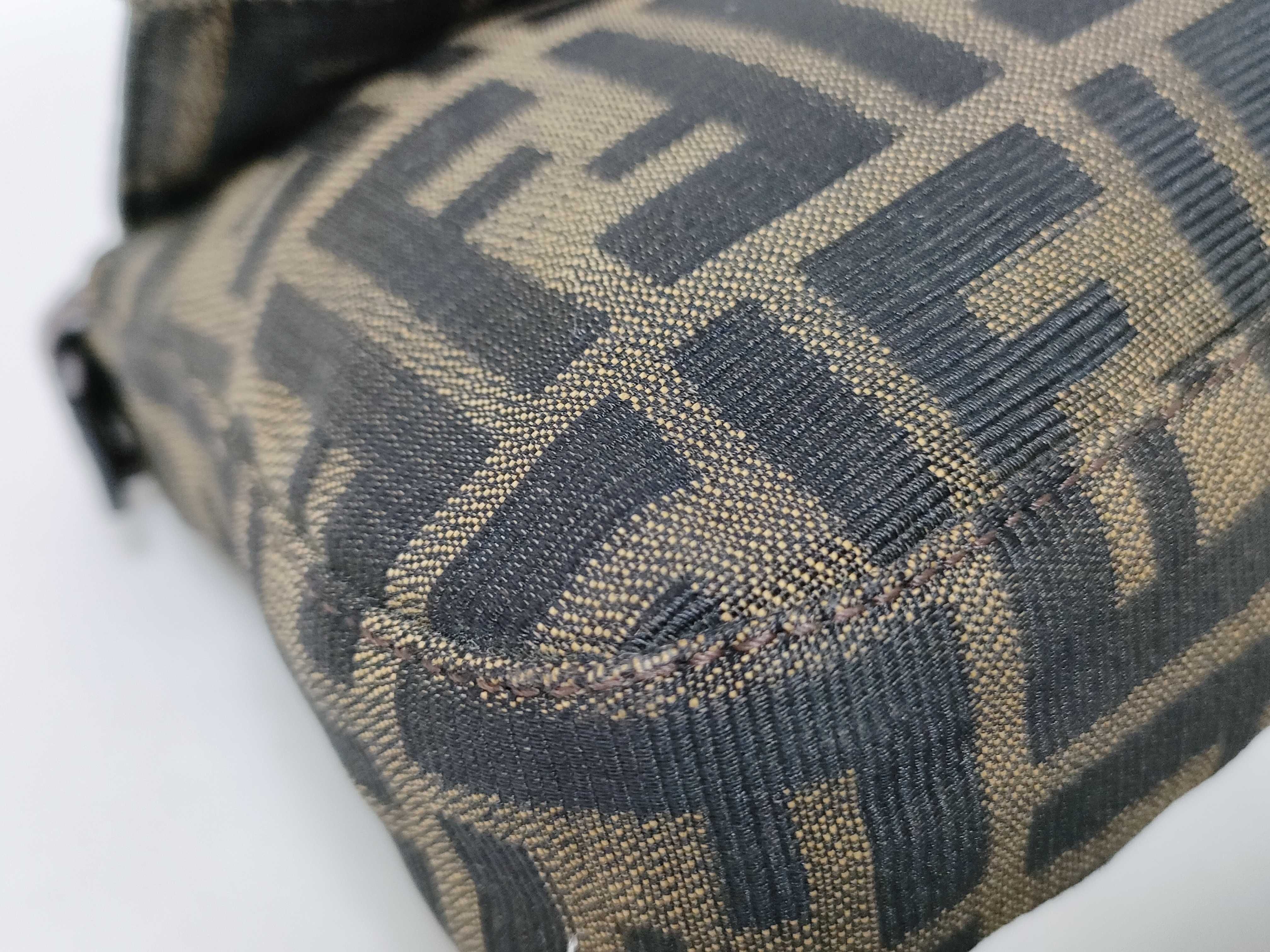 Zucca pattern Fendi Mamma Bucket Zucca Shoulder Bag with Dust Bag — view 6